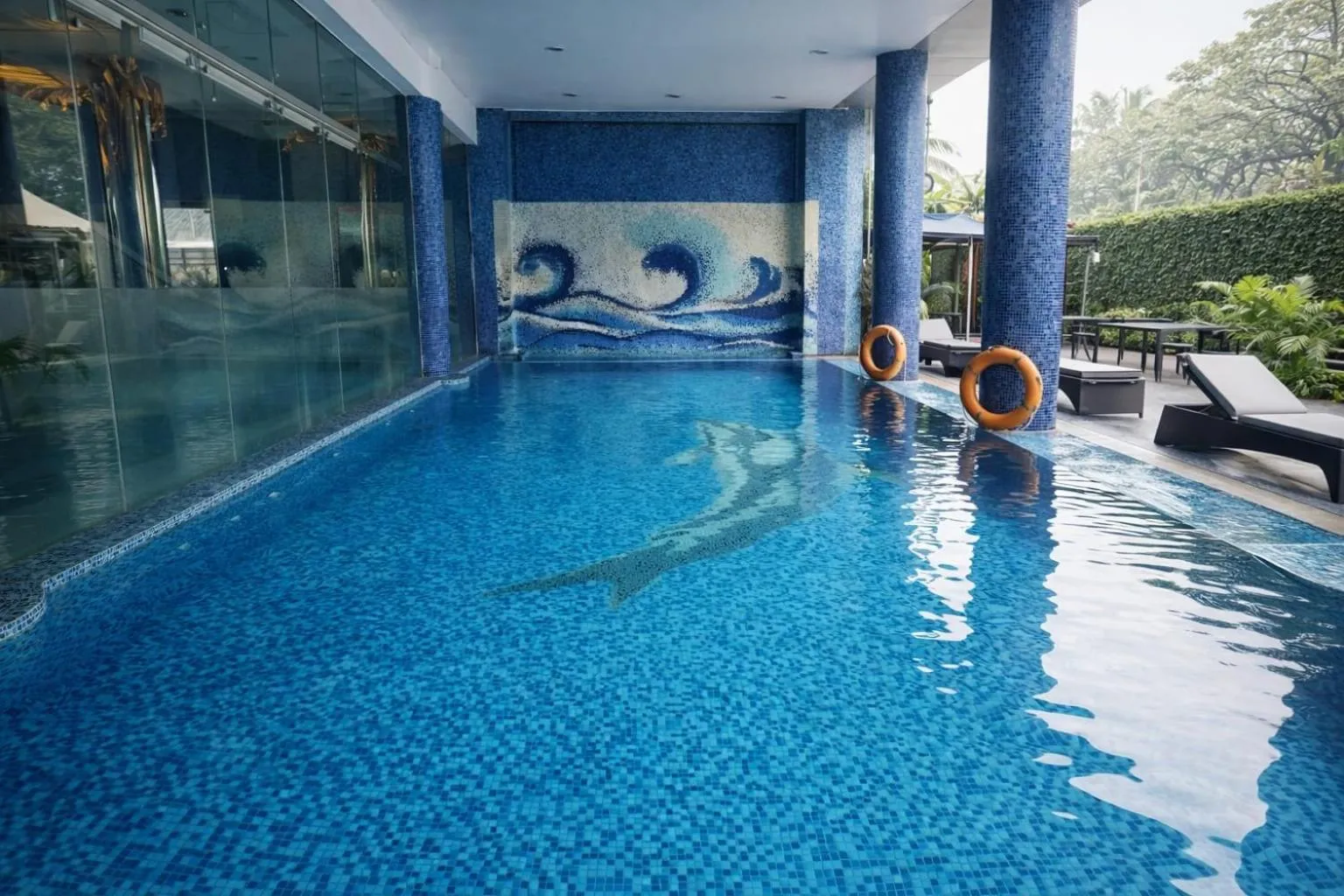 Swimming pool in Saj Luciya -A Classified 4 Star Hotel