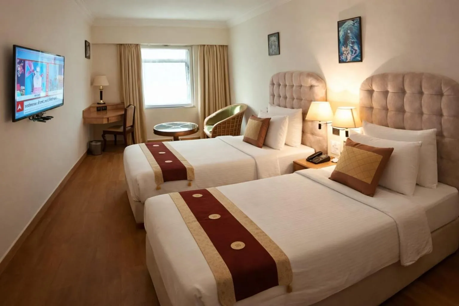 Bedroom, Bed in Saj Luciya -A Classified 4 Star Hotel