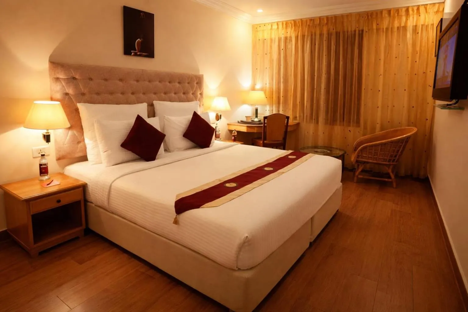 Bedroom, Bed in Saj Luciya -A Classified 4 Star Hotel