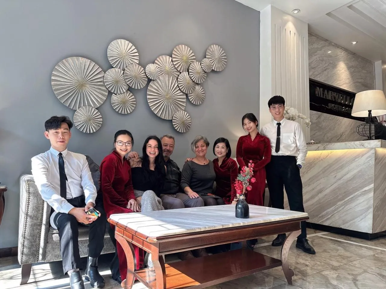 Lobby or reception in Hanoi Marvellous Hotel & Spa