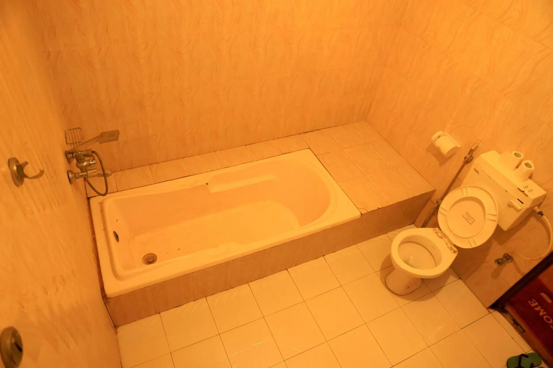 Bathroom in Chitwan Forest Resort with swimming pool , Chitwan National Park