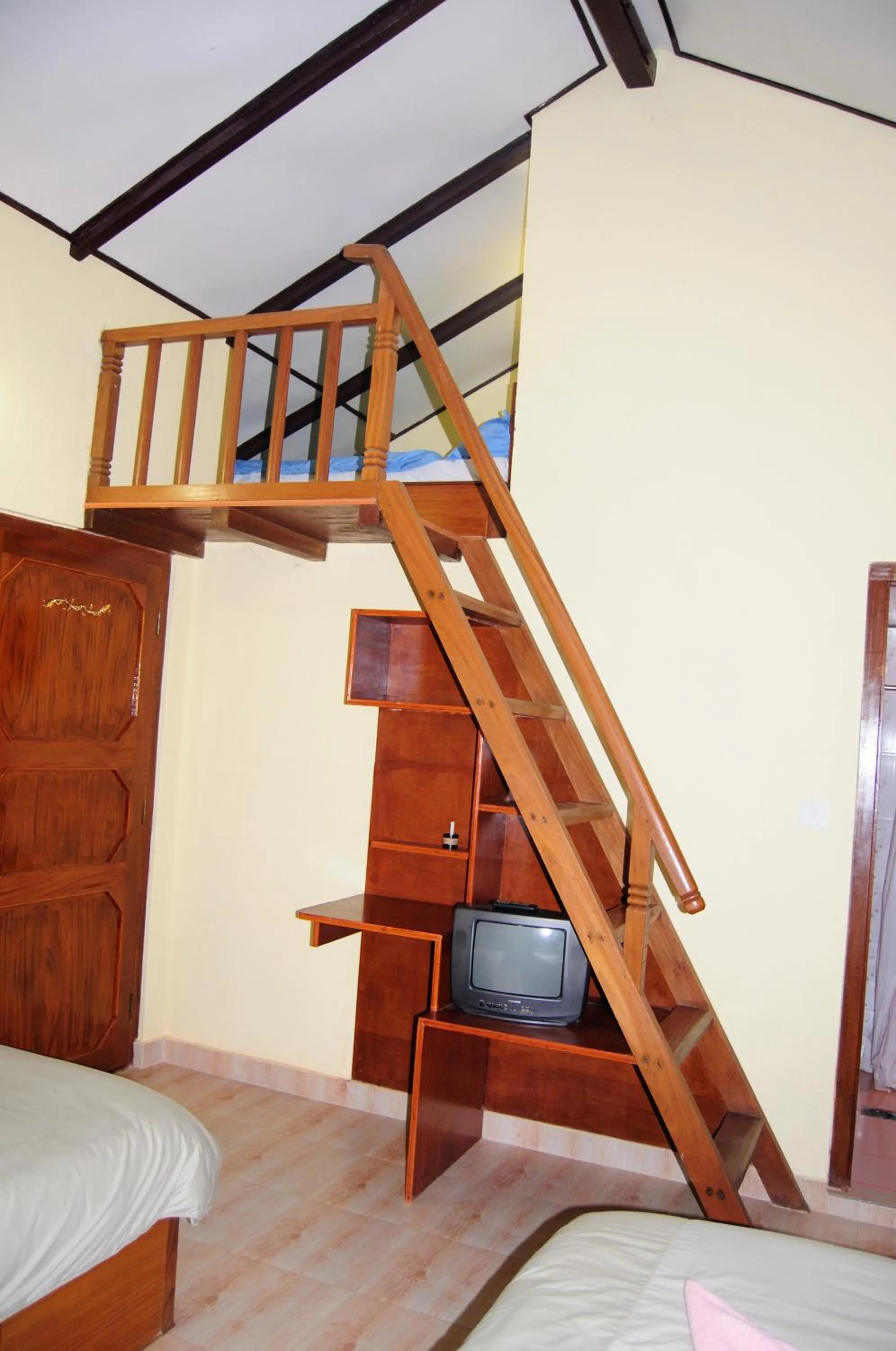 Balcony/Terrace in Chitwan Forest Resort with swimming pool , Chitwan National Park