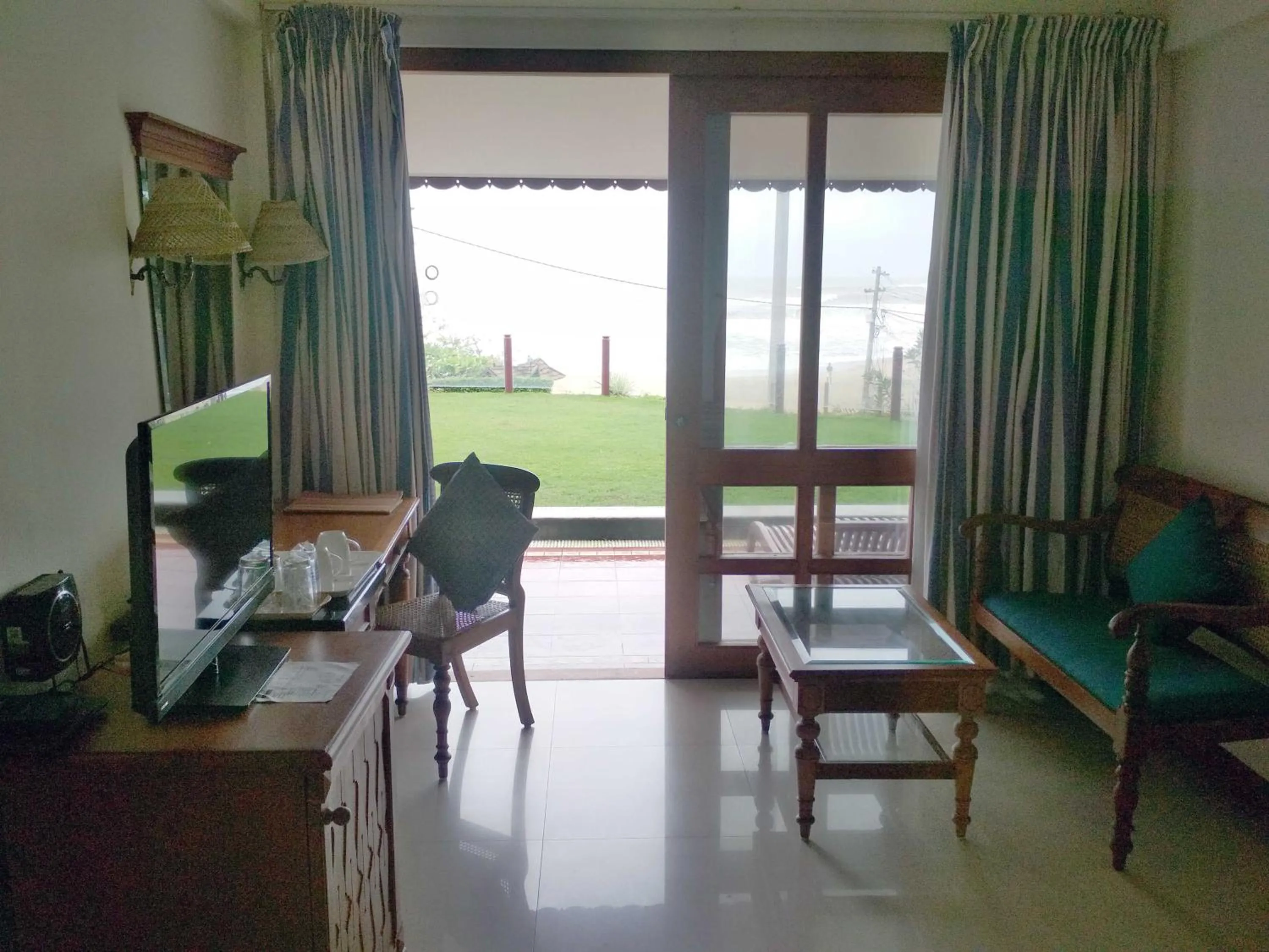 Garden view in Hindustan Beach Retreat