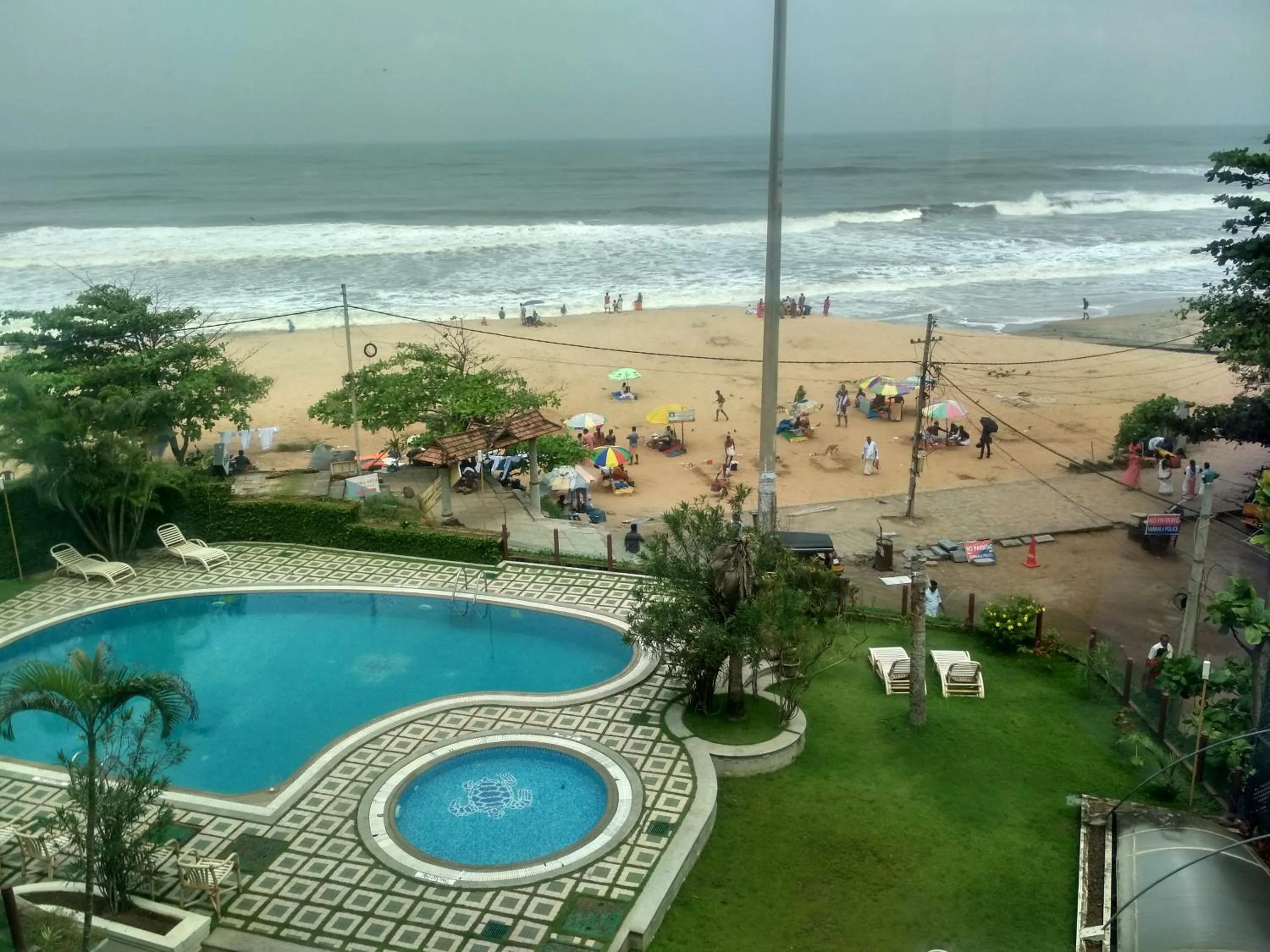 Pool View in Hindustan Beach Retreat
