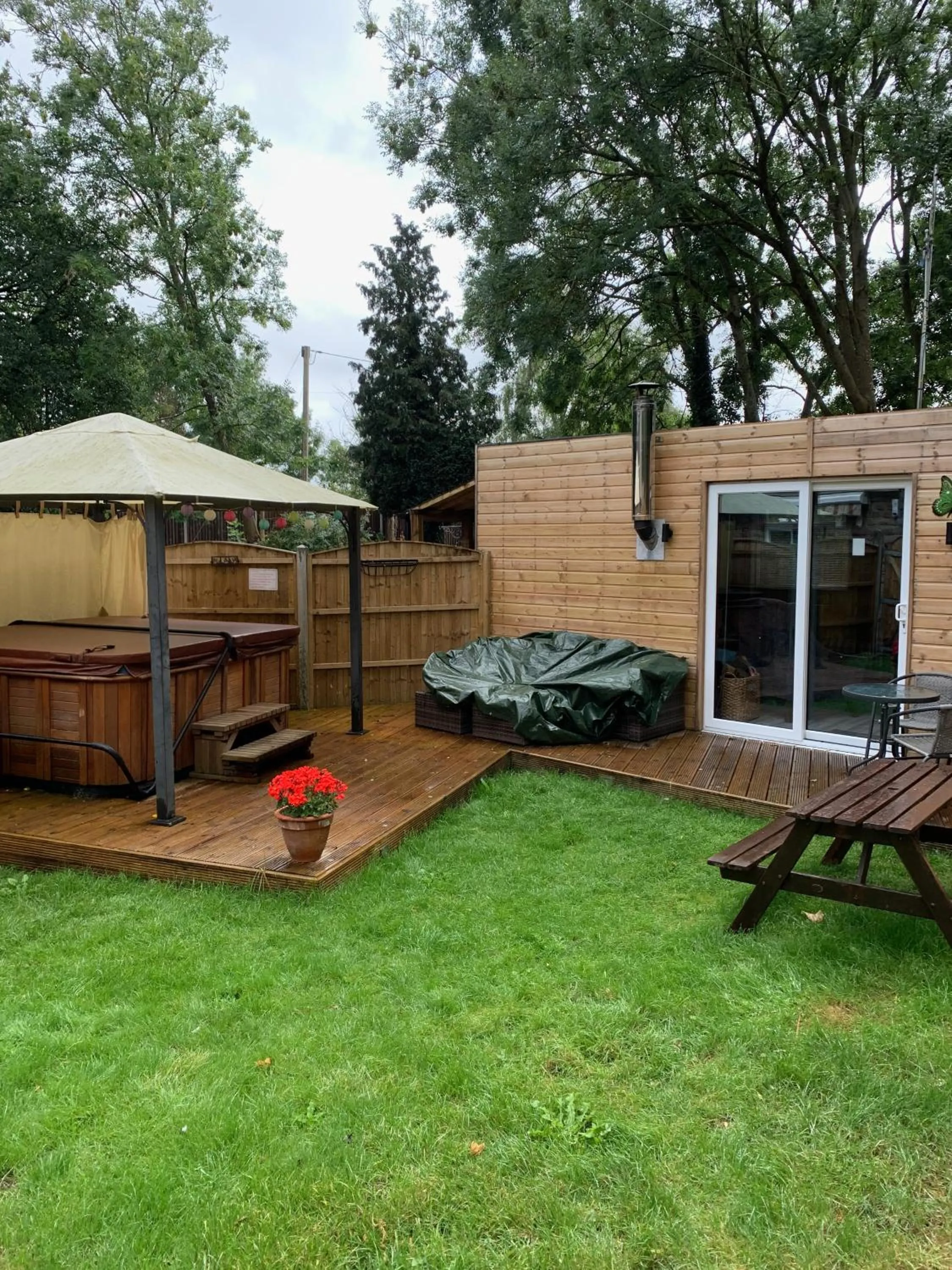 Patio in Bedrock Lodge
