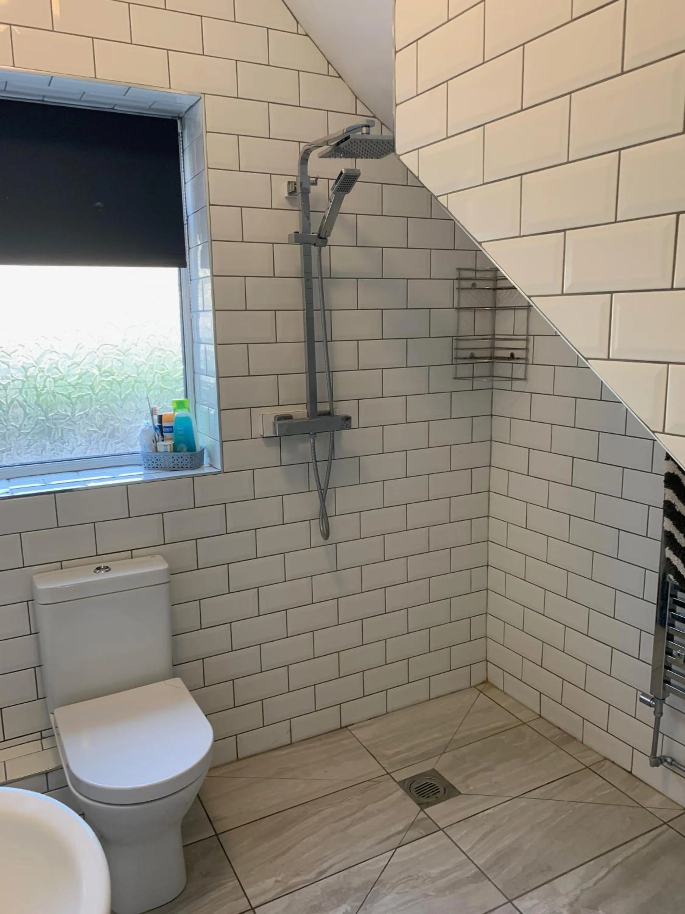 Shower in Bedrock Lodge