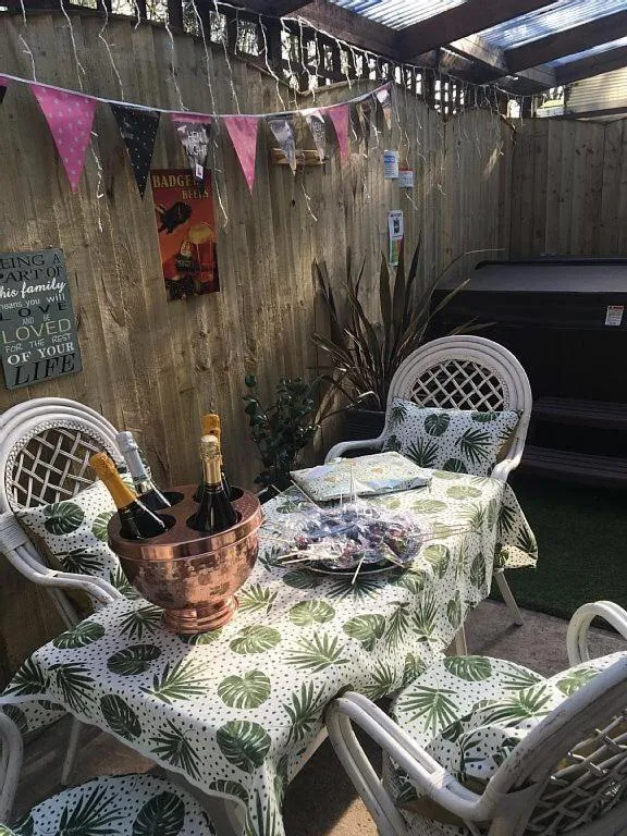 Patio in Bedrock Lodge