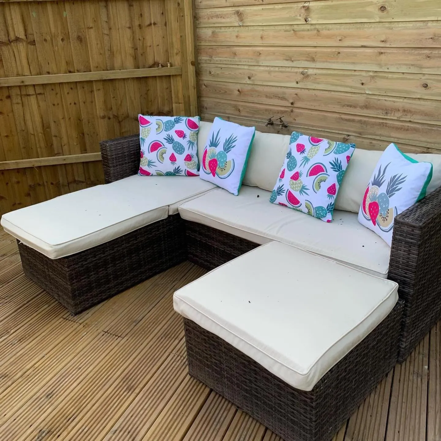 Garden view in Bedrock Lodge