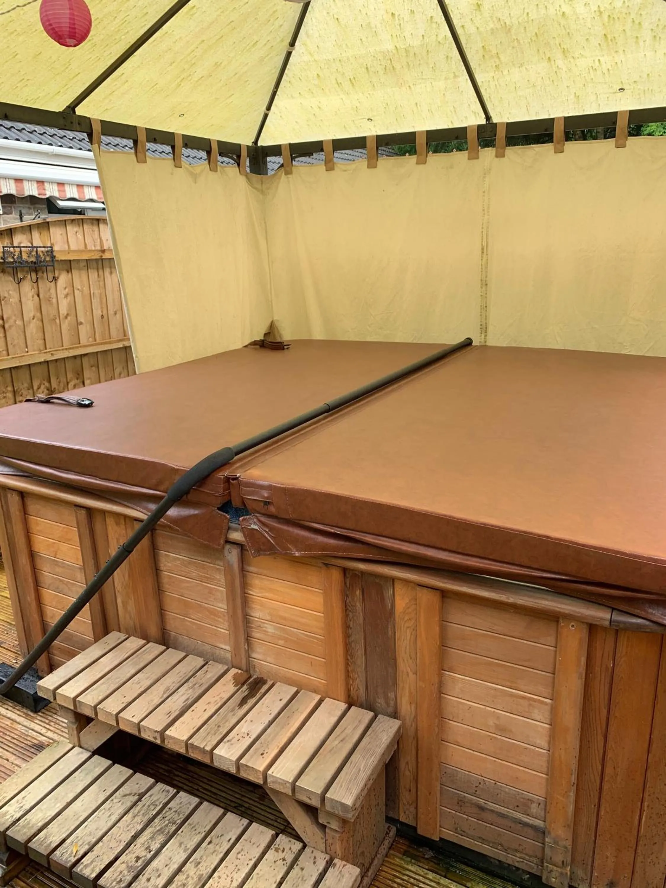 Hot Tub in Bedrock Lodge