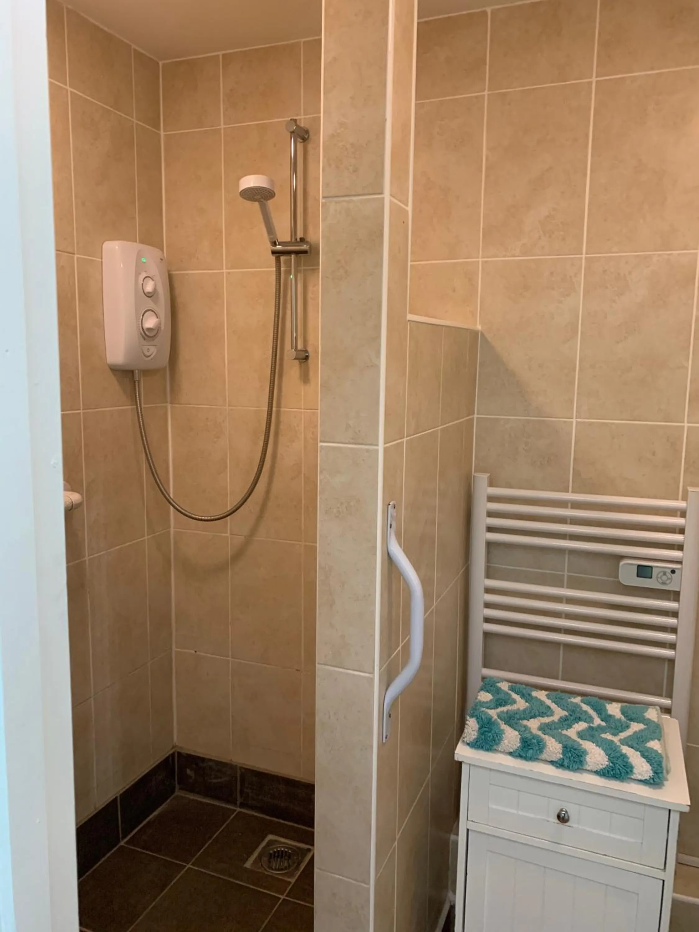 Shower in Bedrock Lodge