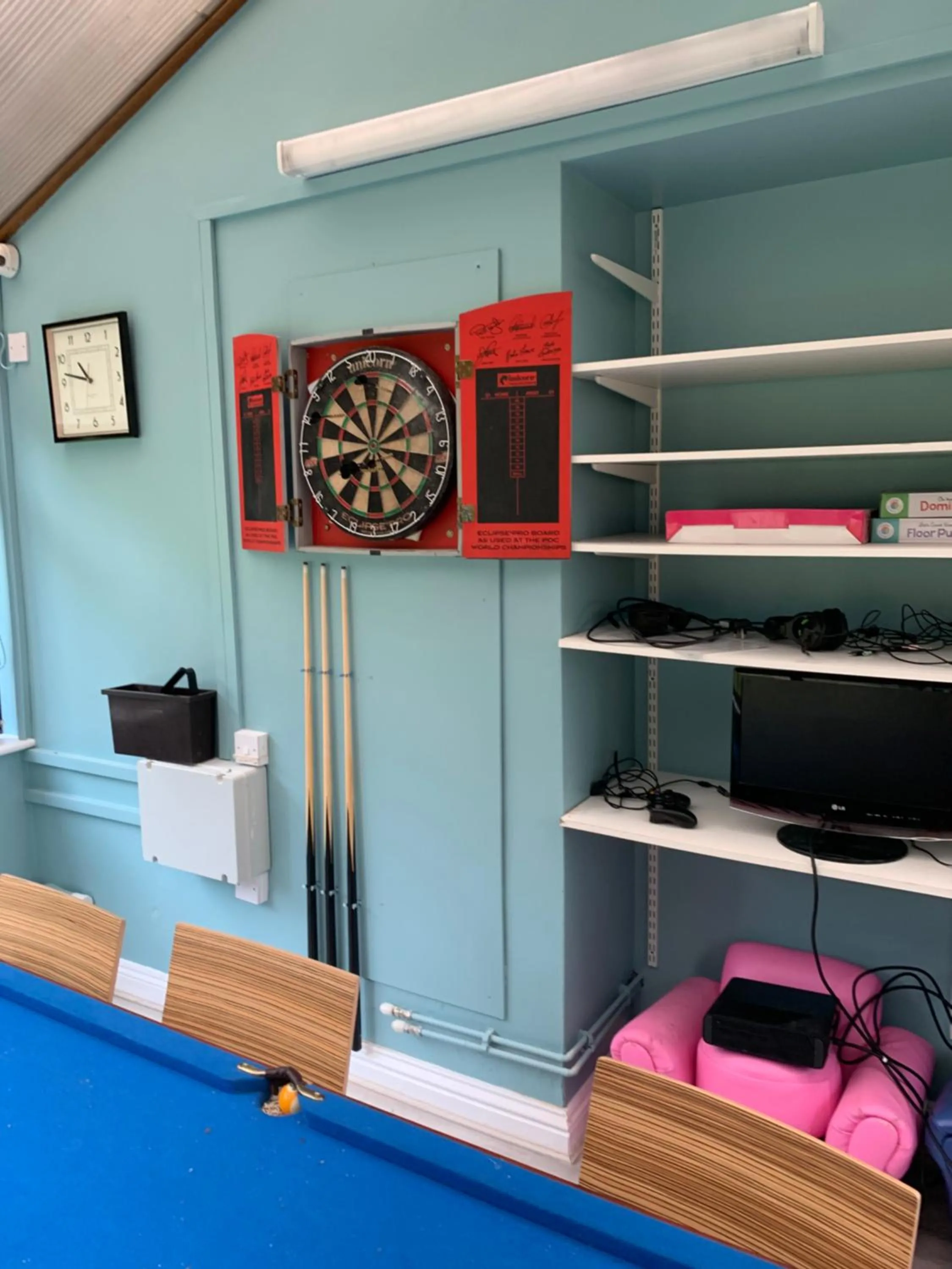 Game Room in Bedrock Lodge