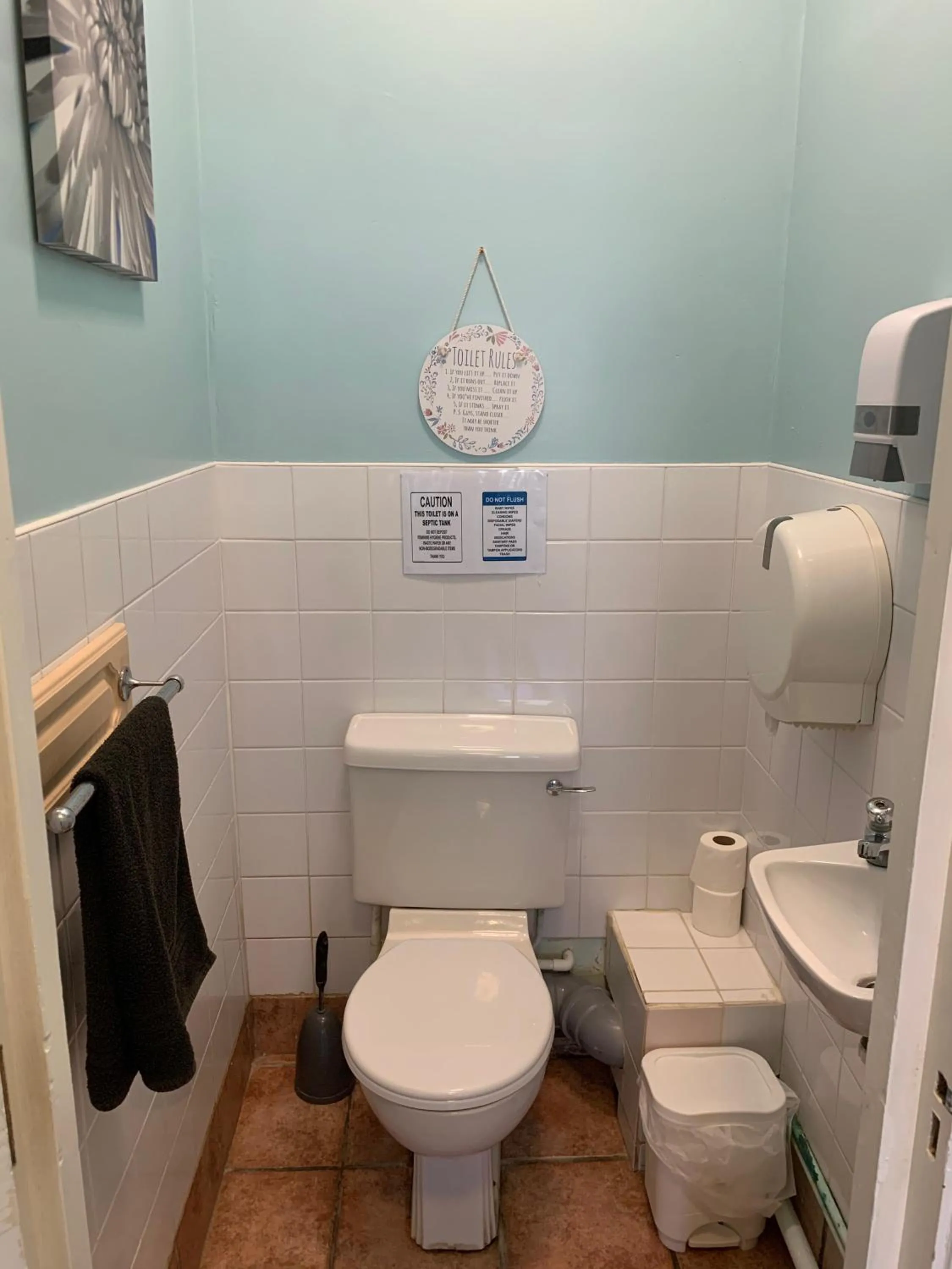 Toilet in Bedrock Lodge