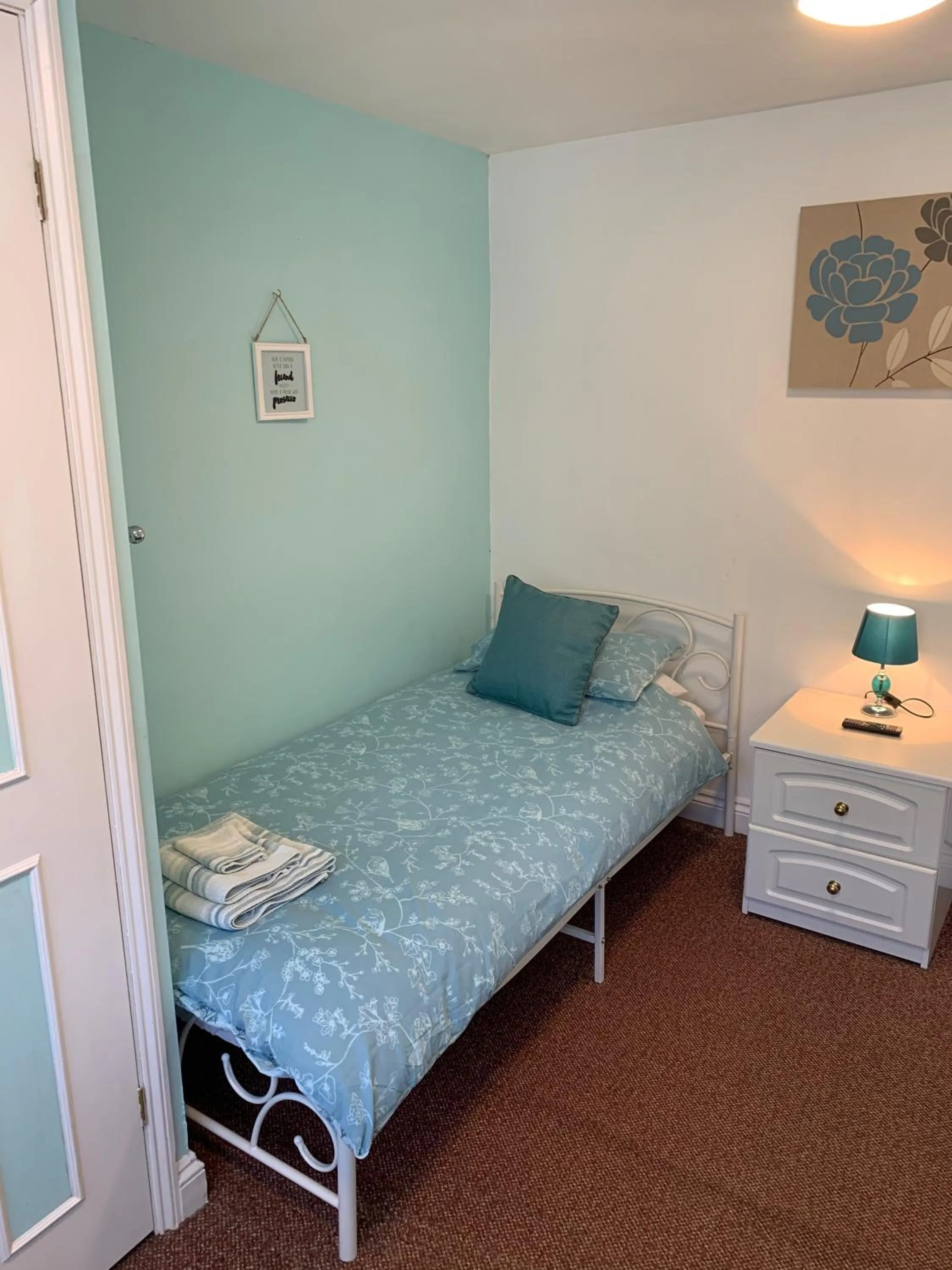 Photo of the whole room, Bed in Bedrock Lodge