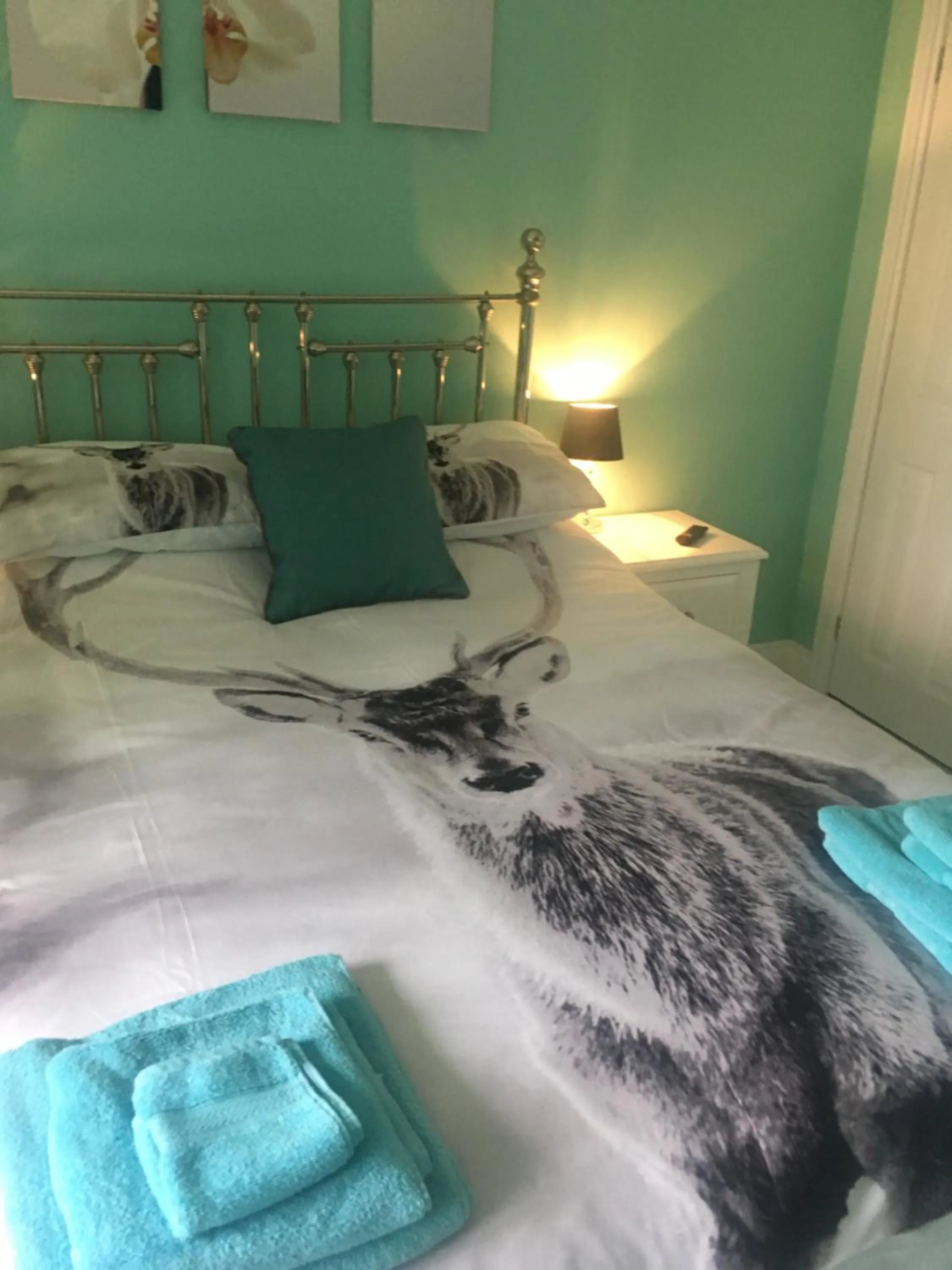 Photo of the whole room, Bed in Bedrock Lodge