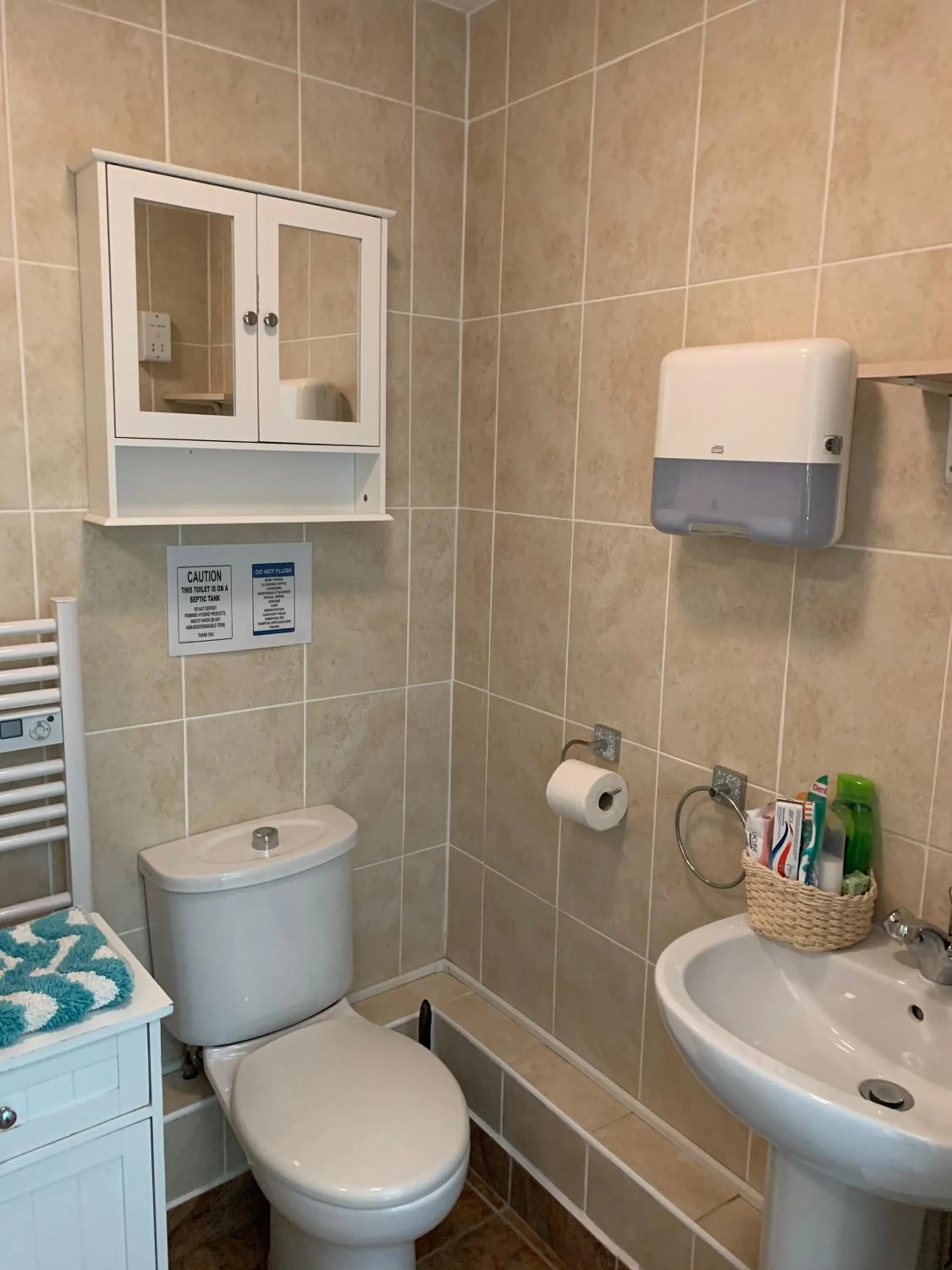 Shower in Bedrock Lodge