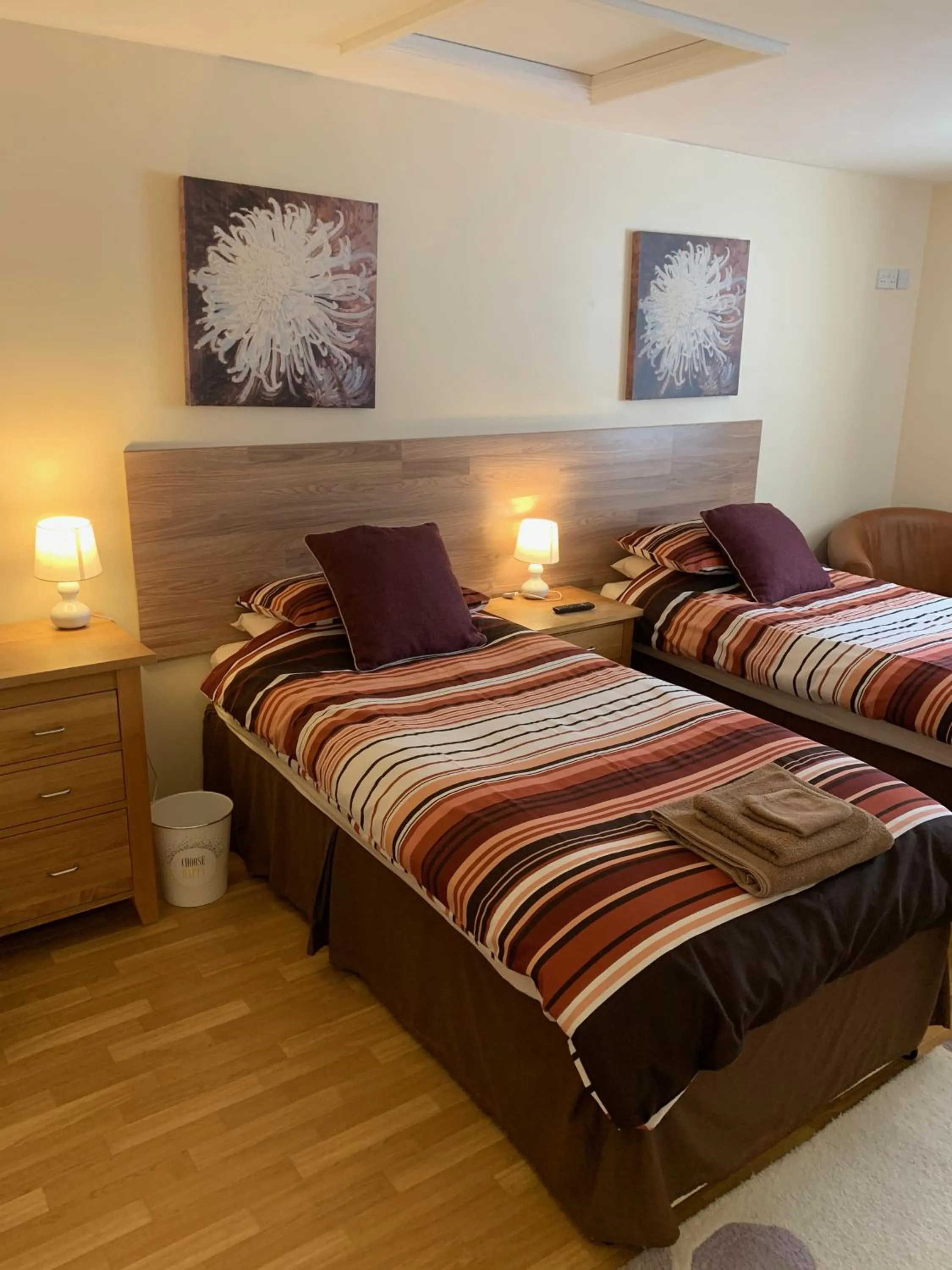 Photo of the whole room, Bed in Bedrock Lodge