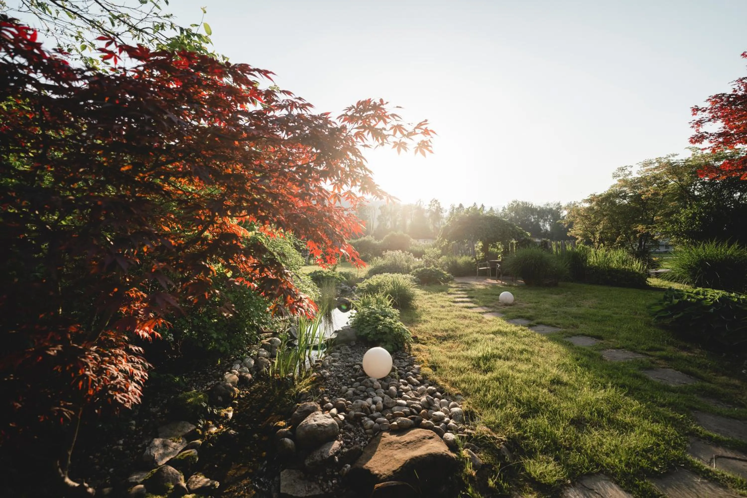Garden in Langwies Genussherberge