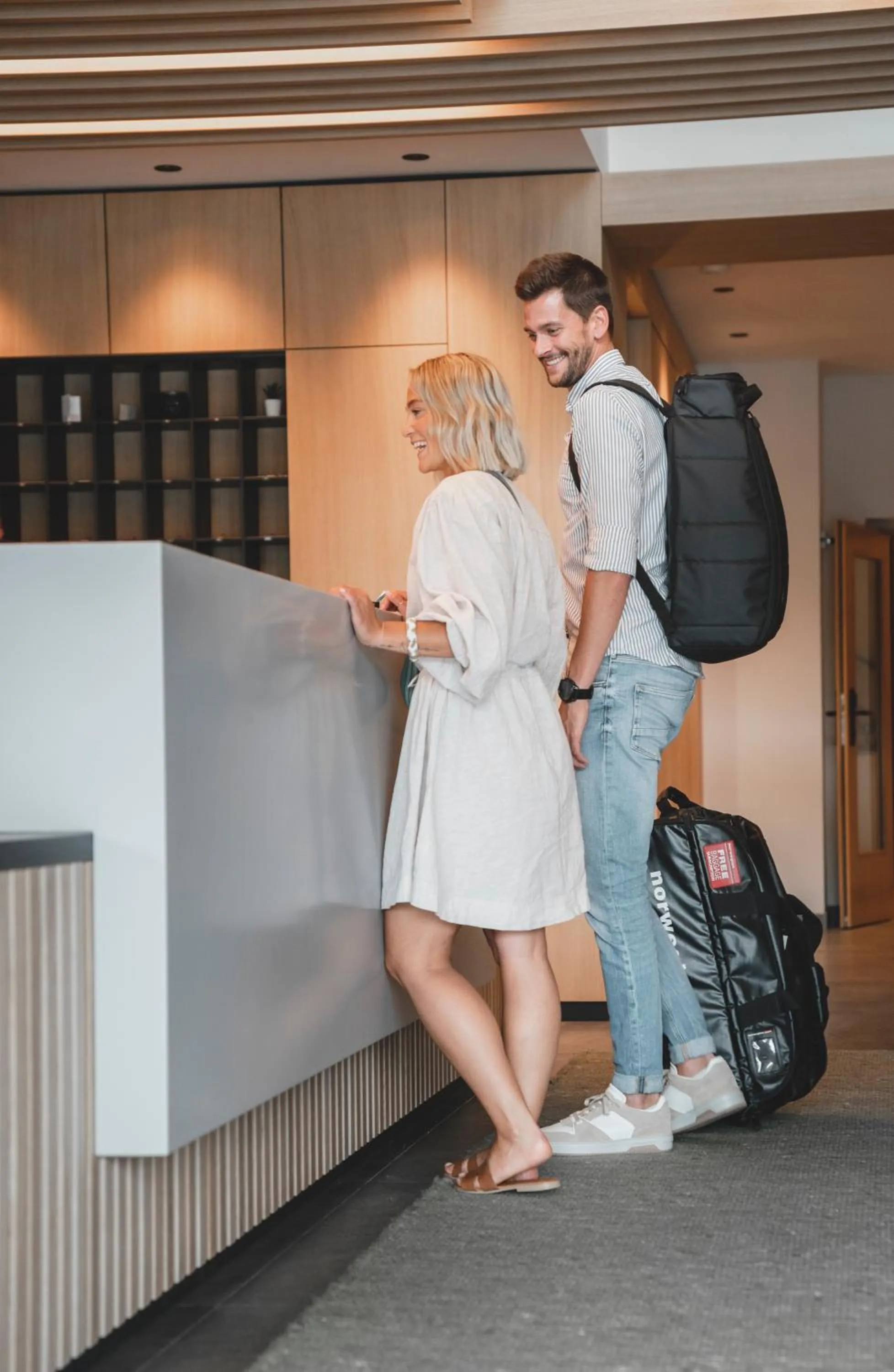 Lobby or reception in Langwies Genussherberge