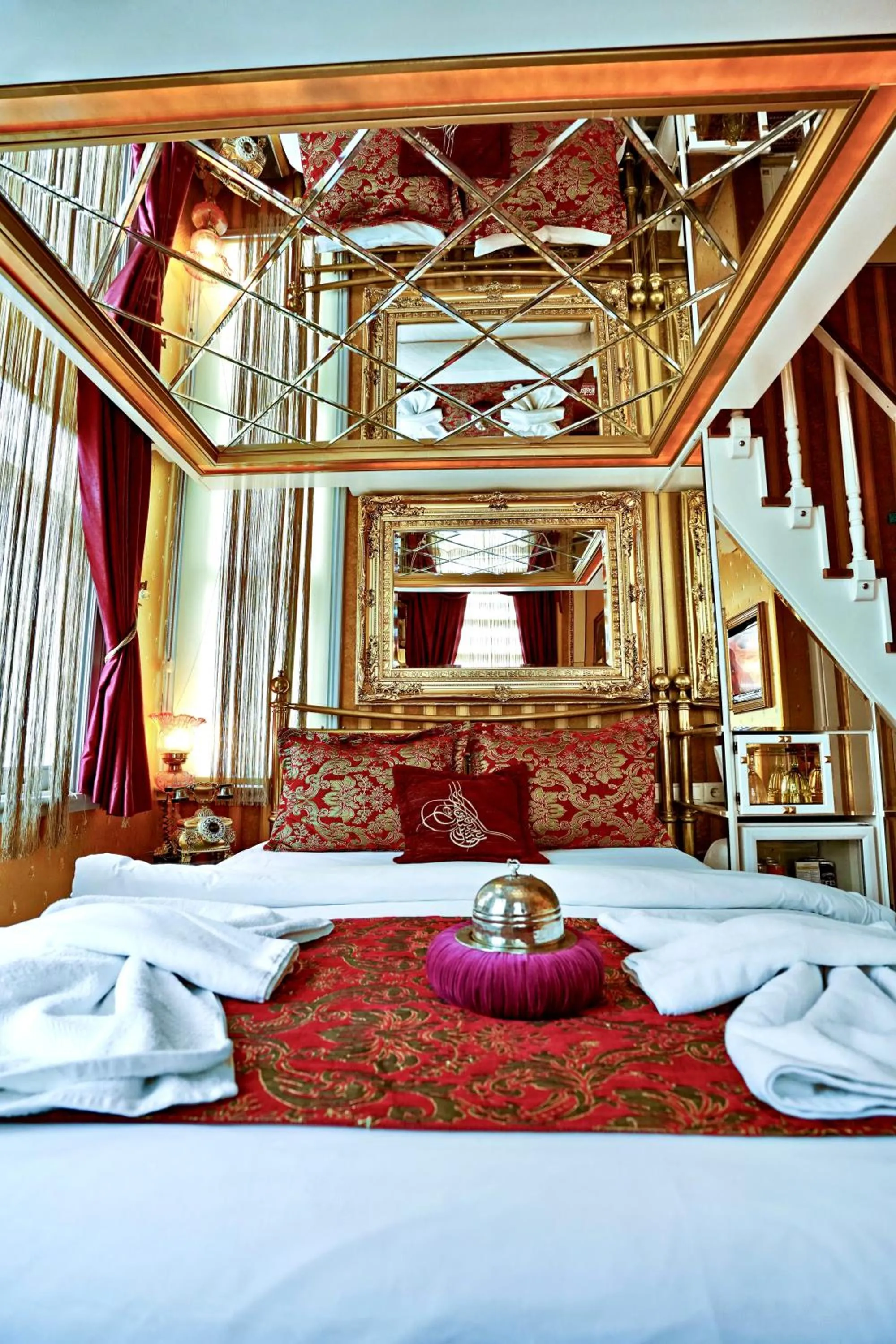 Decorative detail, Bed in Sultan Tughra Hotel