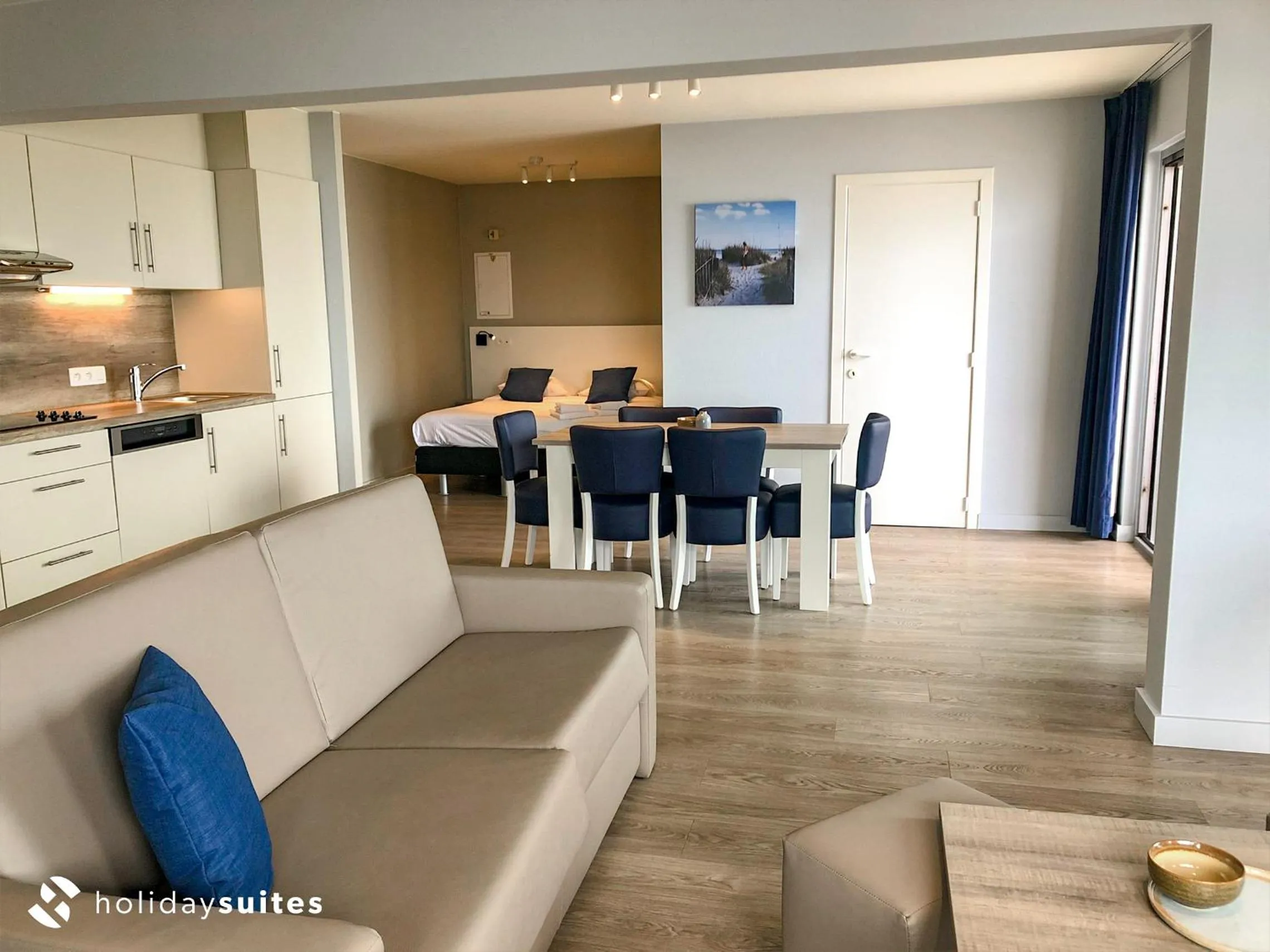 Seating area in Holiday Suites Blankenberge