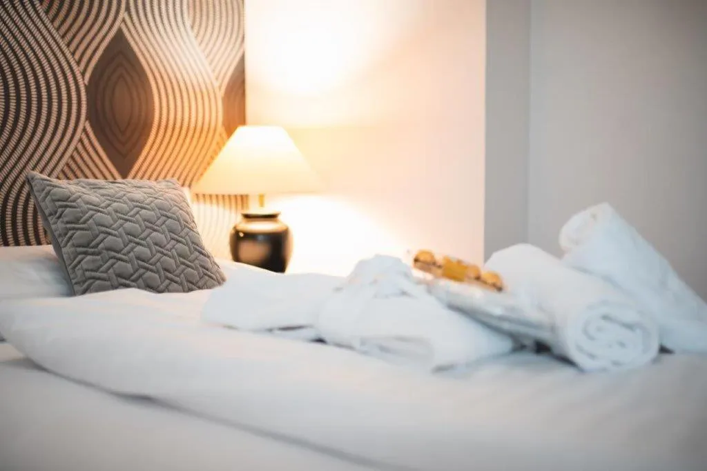 Bed in Wellness hotel Lucia