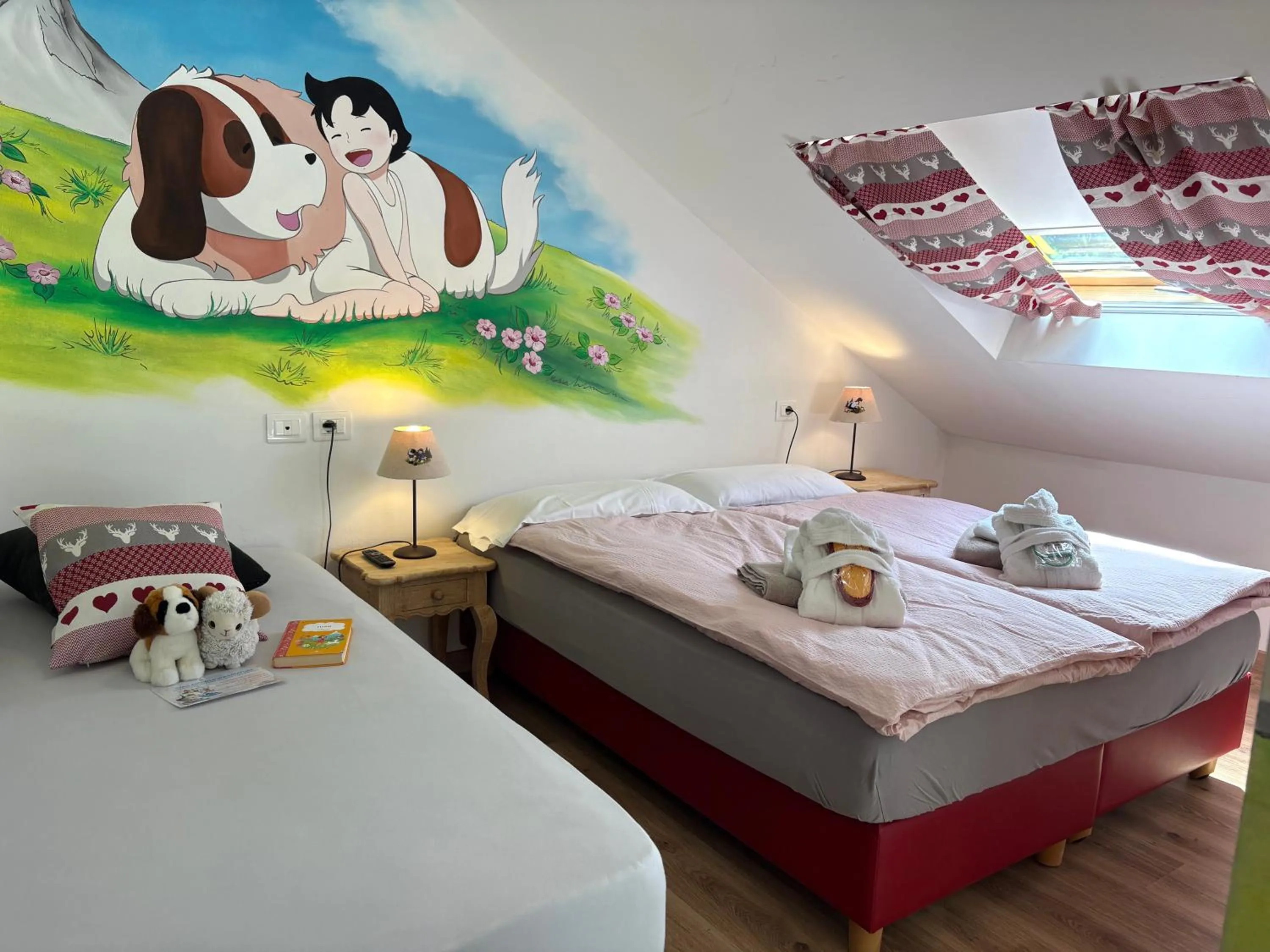 Bedroom, Bed in Alpen Family Hotel Someda