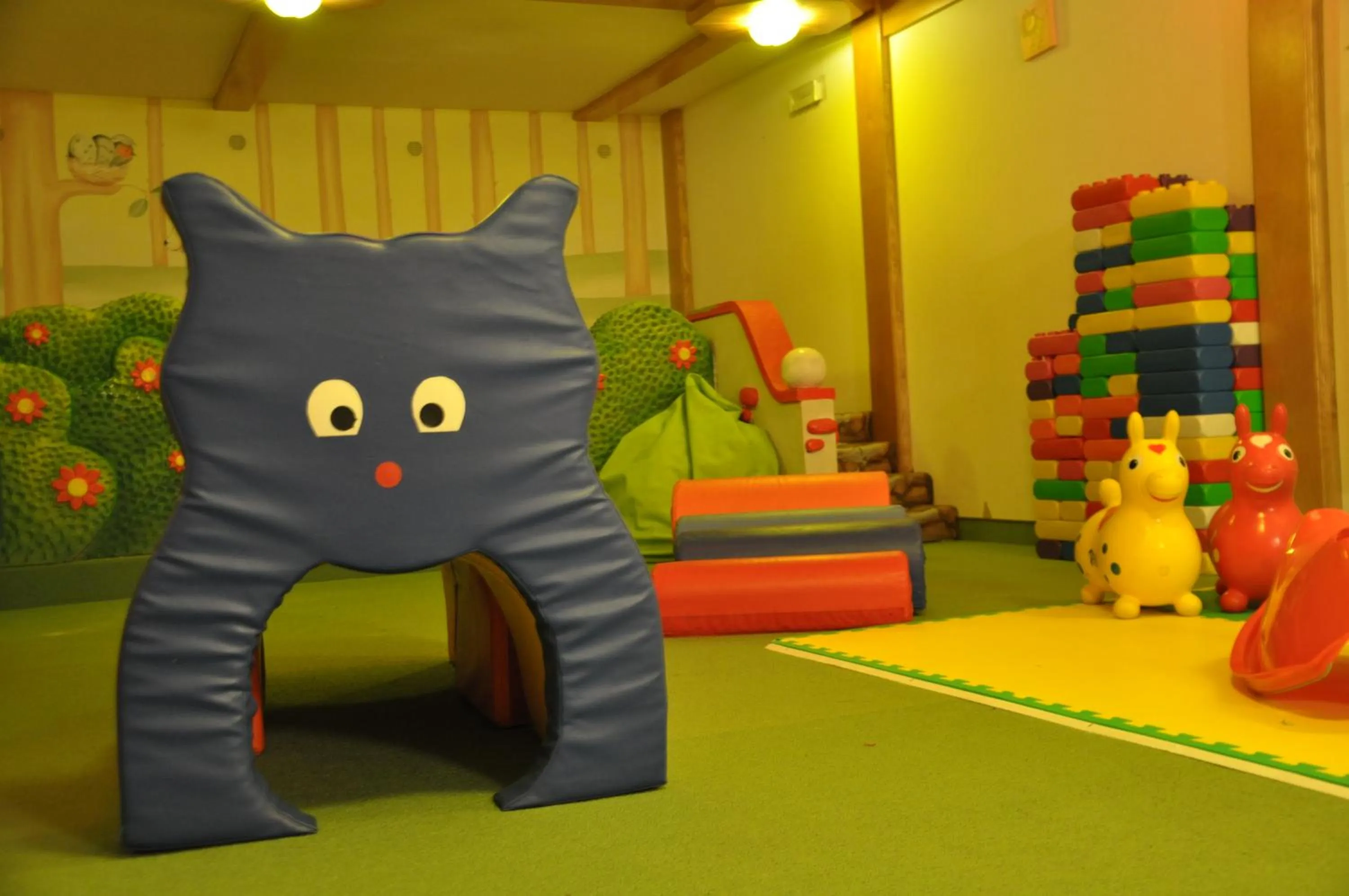 Children play ground in Alpen Family Hotel Someda