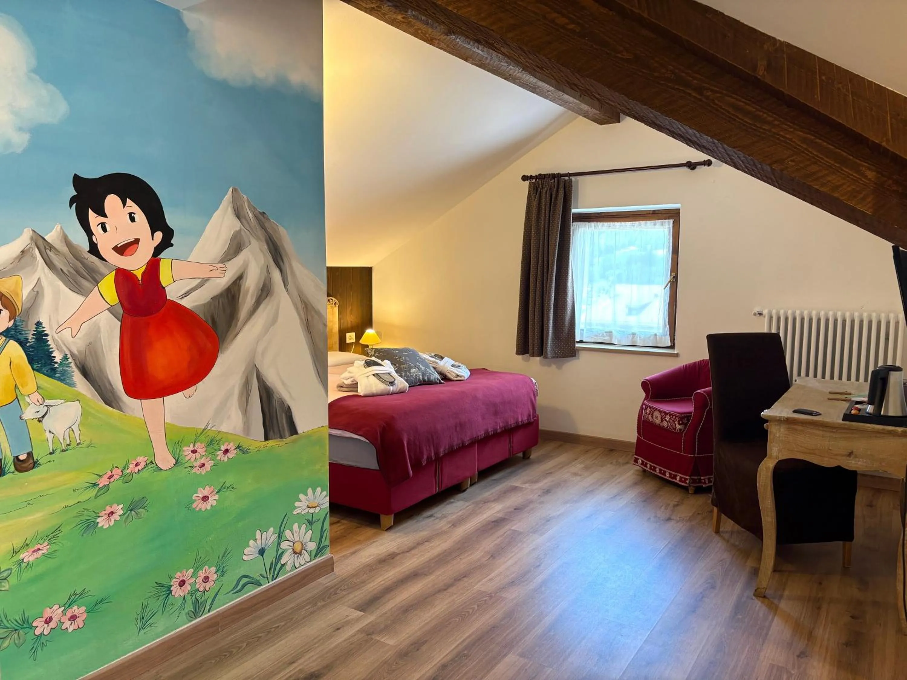 Bedroom, Bed in Alpen Family Hotel Someda