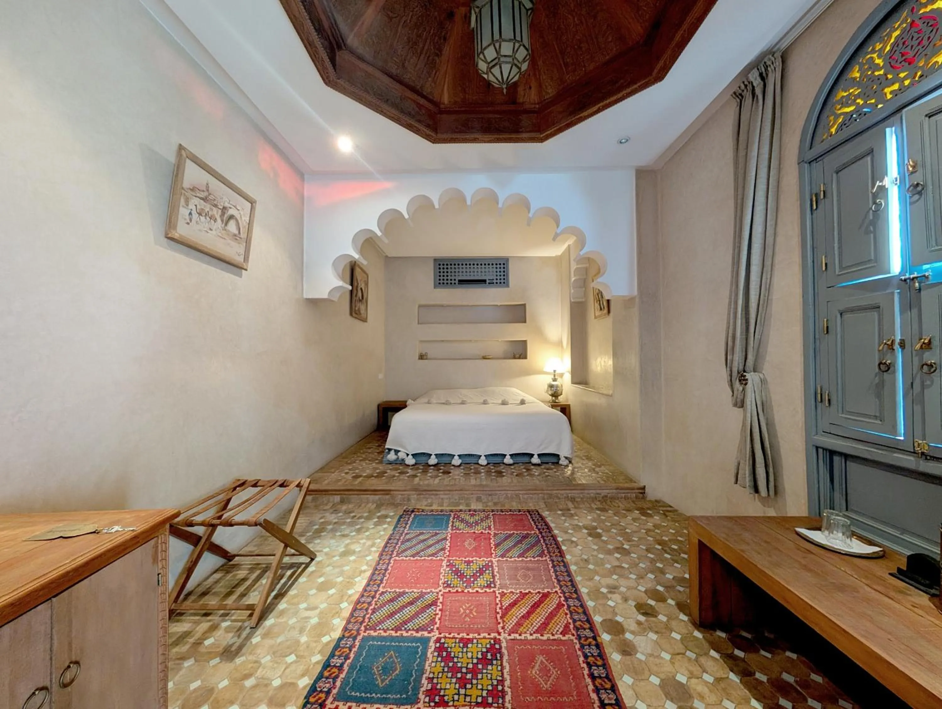 Bed in Riad Slitine & Spa