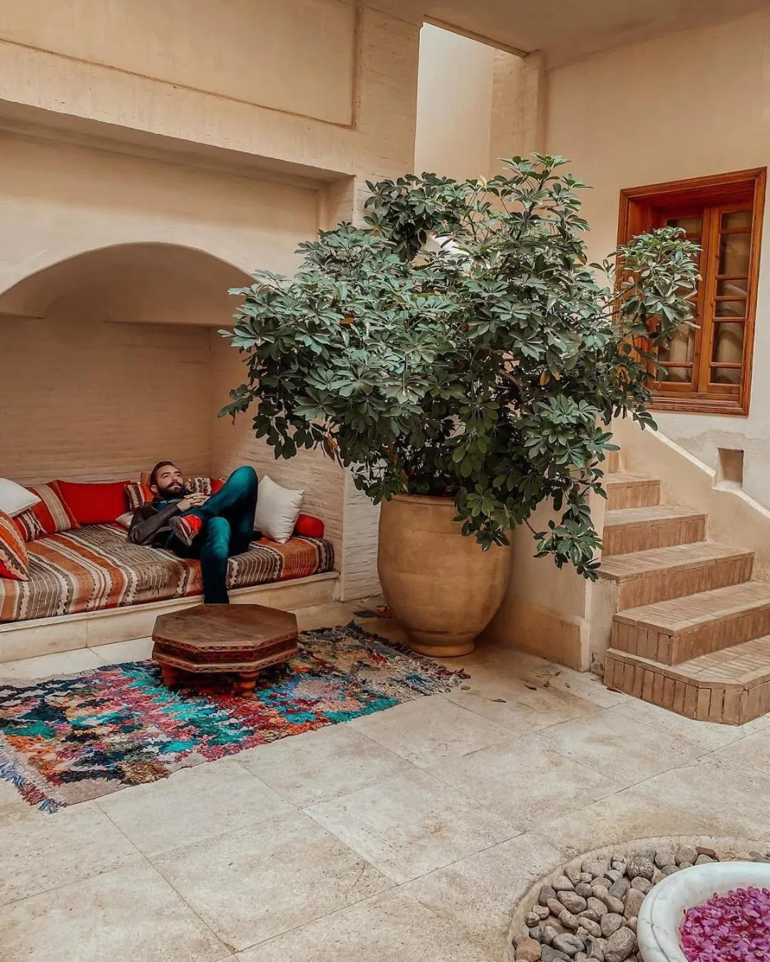 Living room in Riad Slitine & Spa