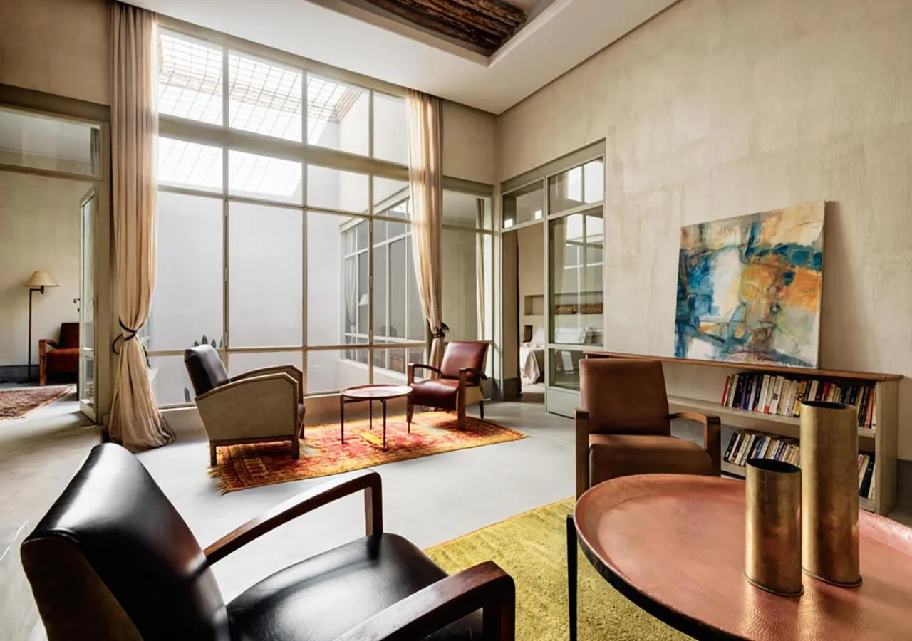 Steam room in Riad Slitine & Spa