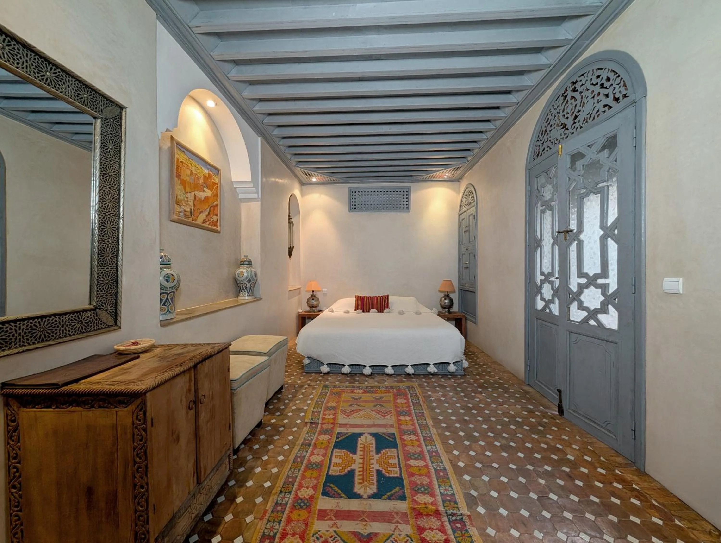 Bedroom, Bed in Riad Slitine & Spa