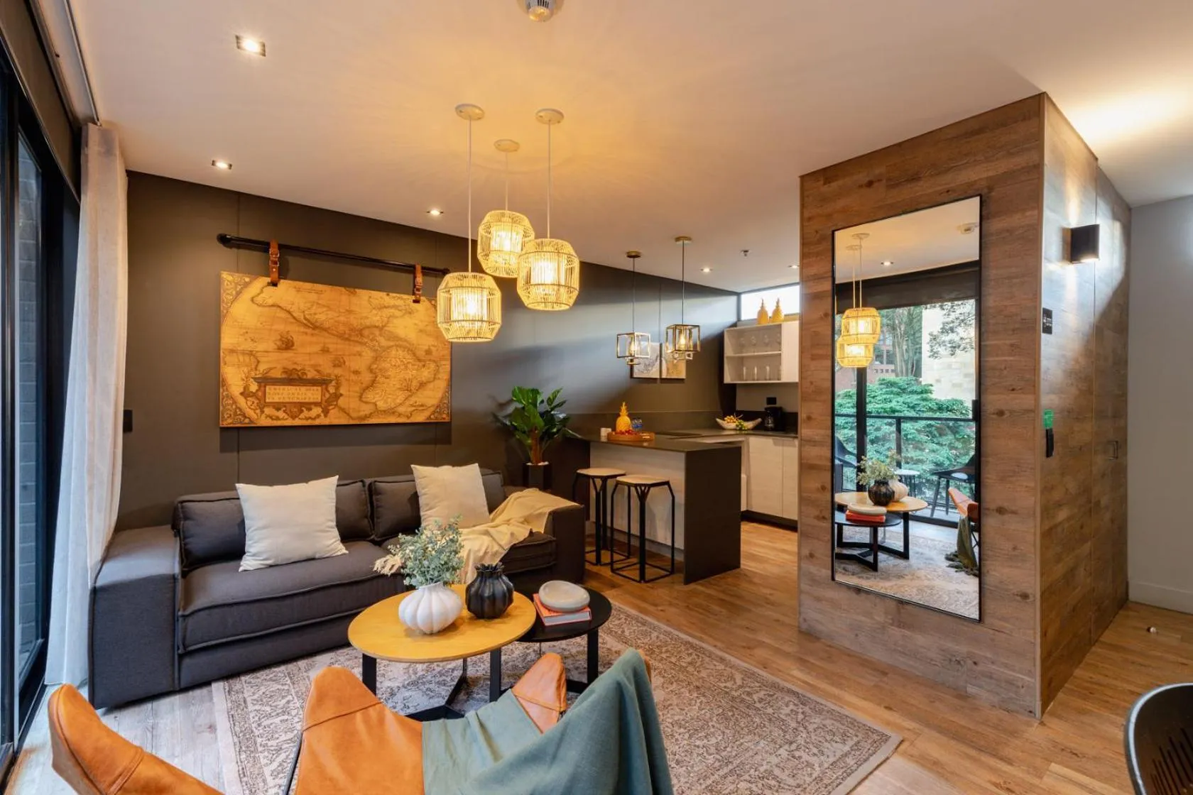 Living room in Loma Verde Aparthotel