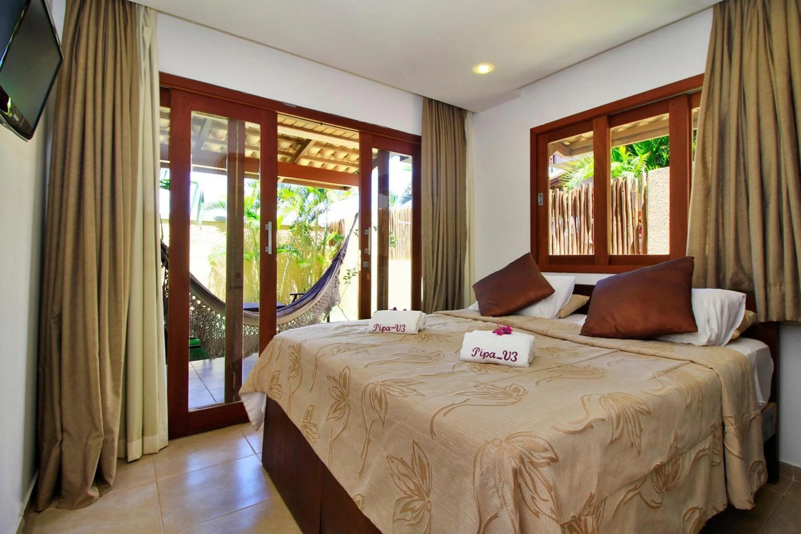 Bedroom, Bed in Pipa Beleza Suítes