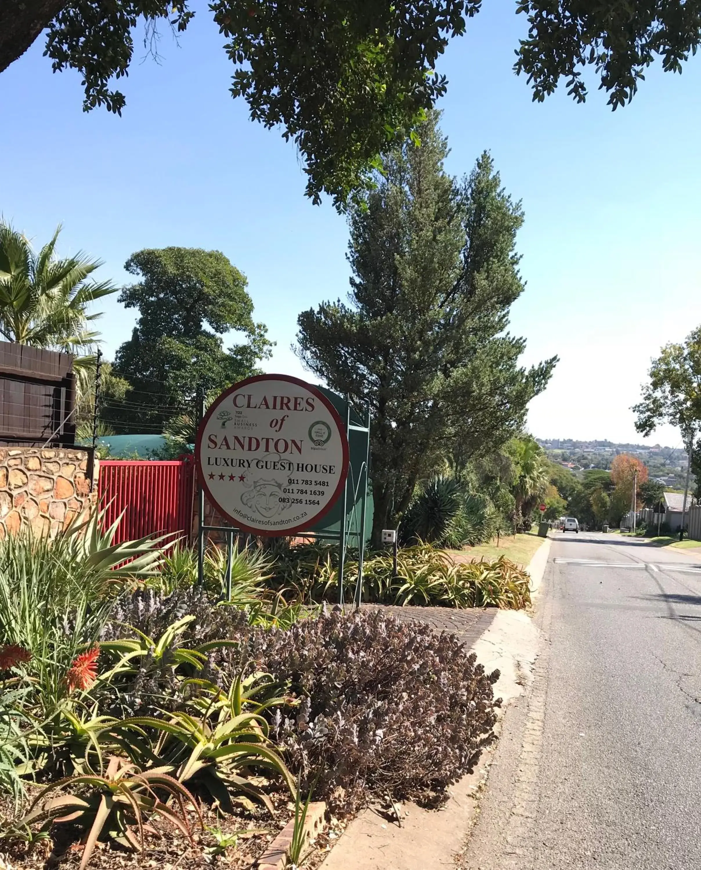 Property building in Claires of Sandton Luxury Guest House Property building in Claires of Sandton Luxury Guest House