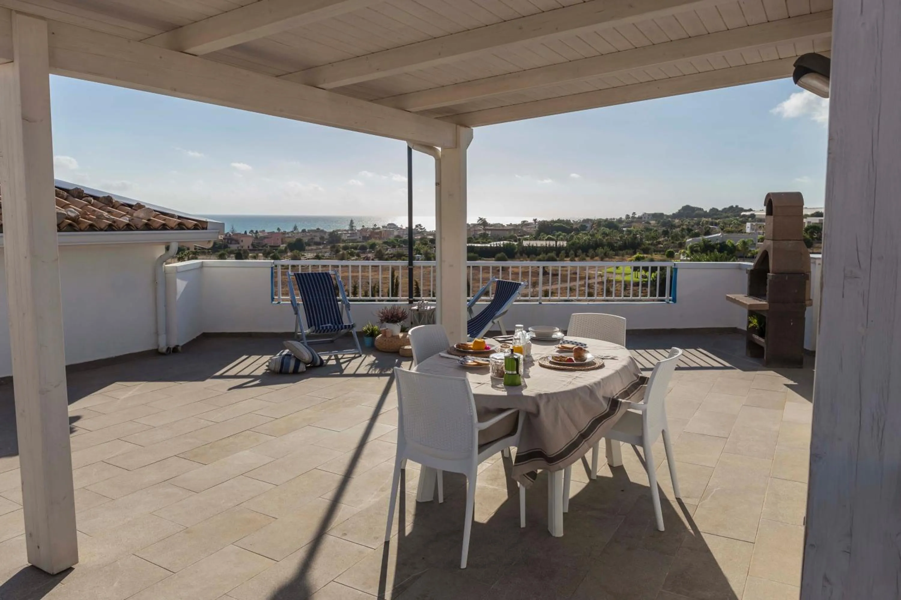 Balcony/Terrace in Mareinsicilia Cannamara Appartamenti