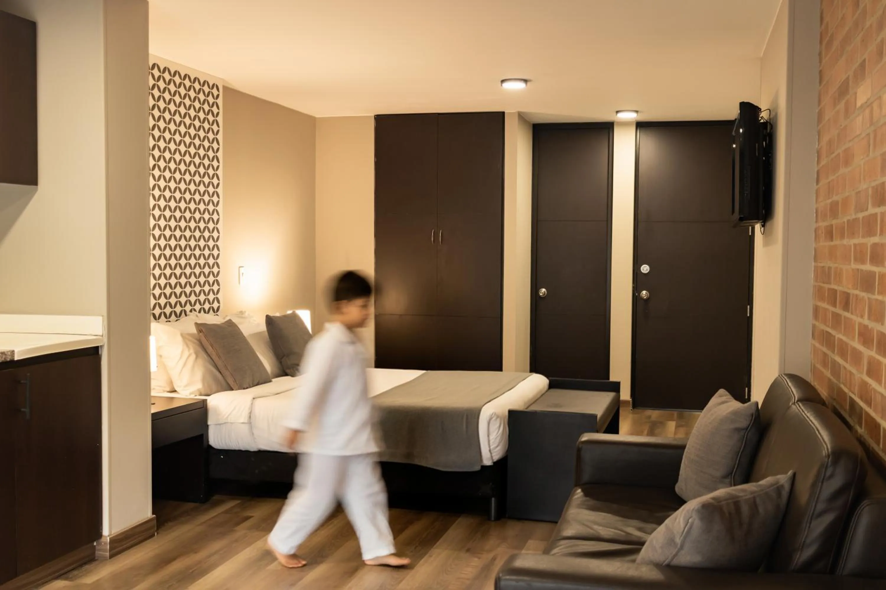 Bed in Hemma Bogotá Chapinero Premium Suites Hotel