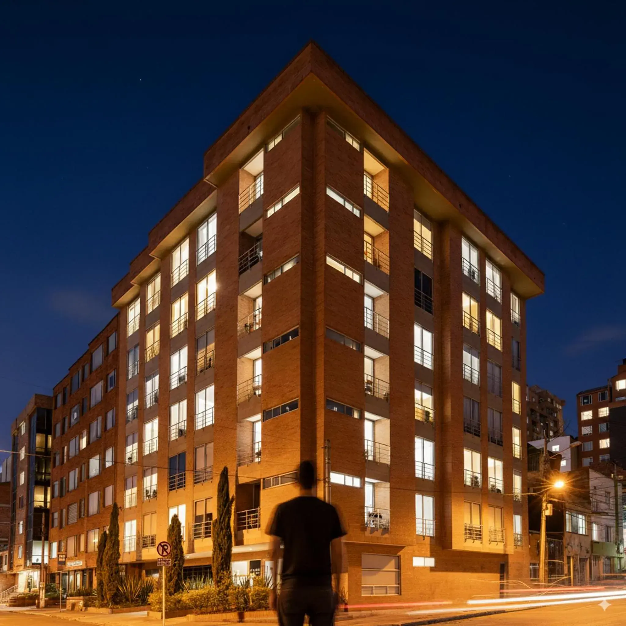 Property building in Hemma Bogotá Chapinero Premium Suites Hotel Property building in Hemma Bogotá Chapinero Premium Suites Hotel