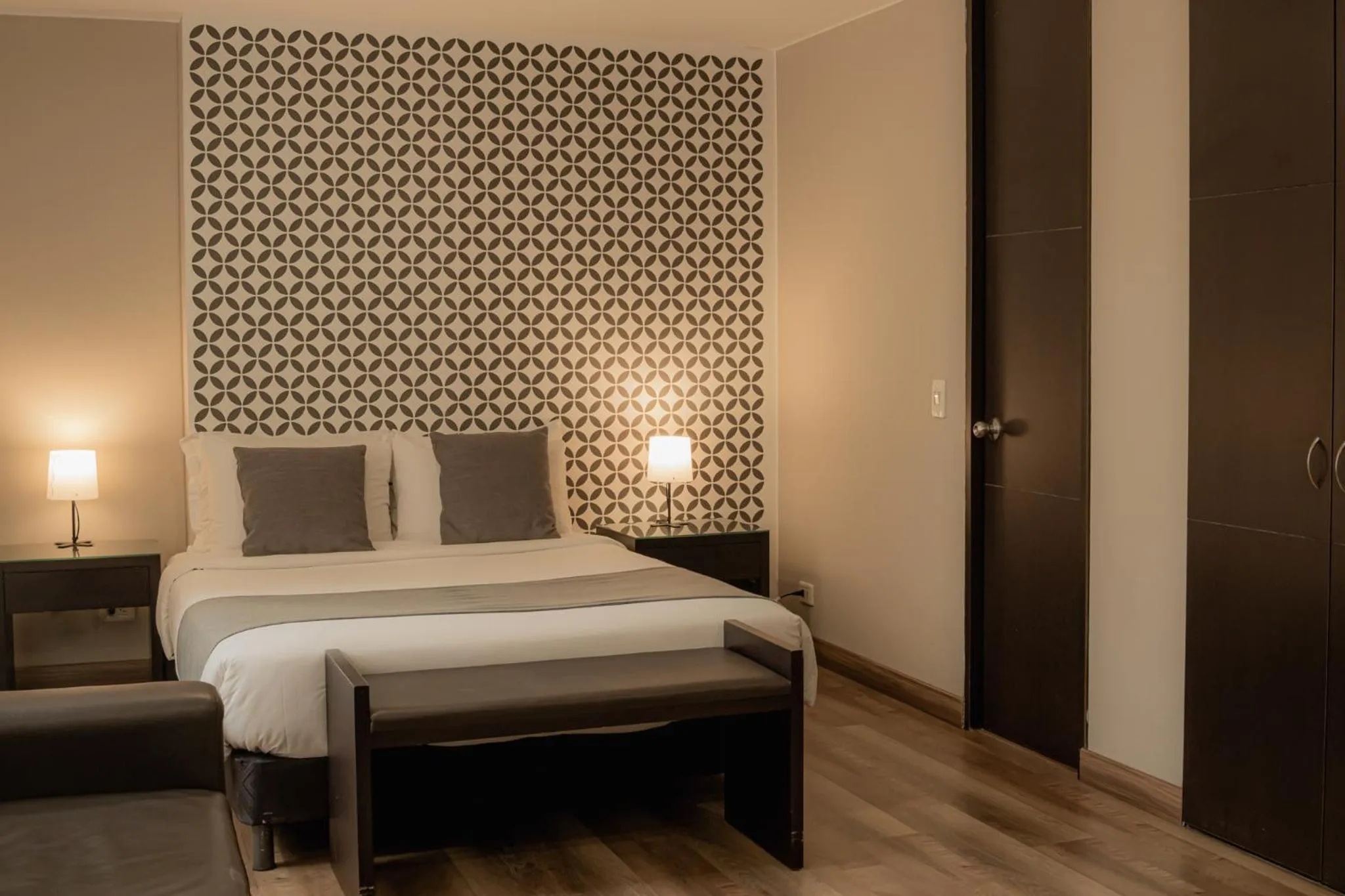 Bed in Hemma Bogotá Chapinero Premium Suites Hotel