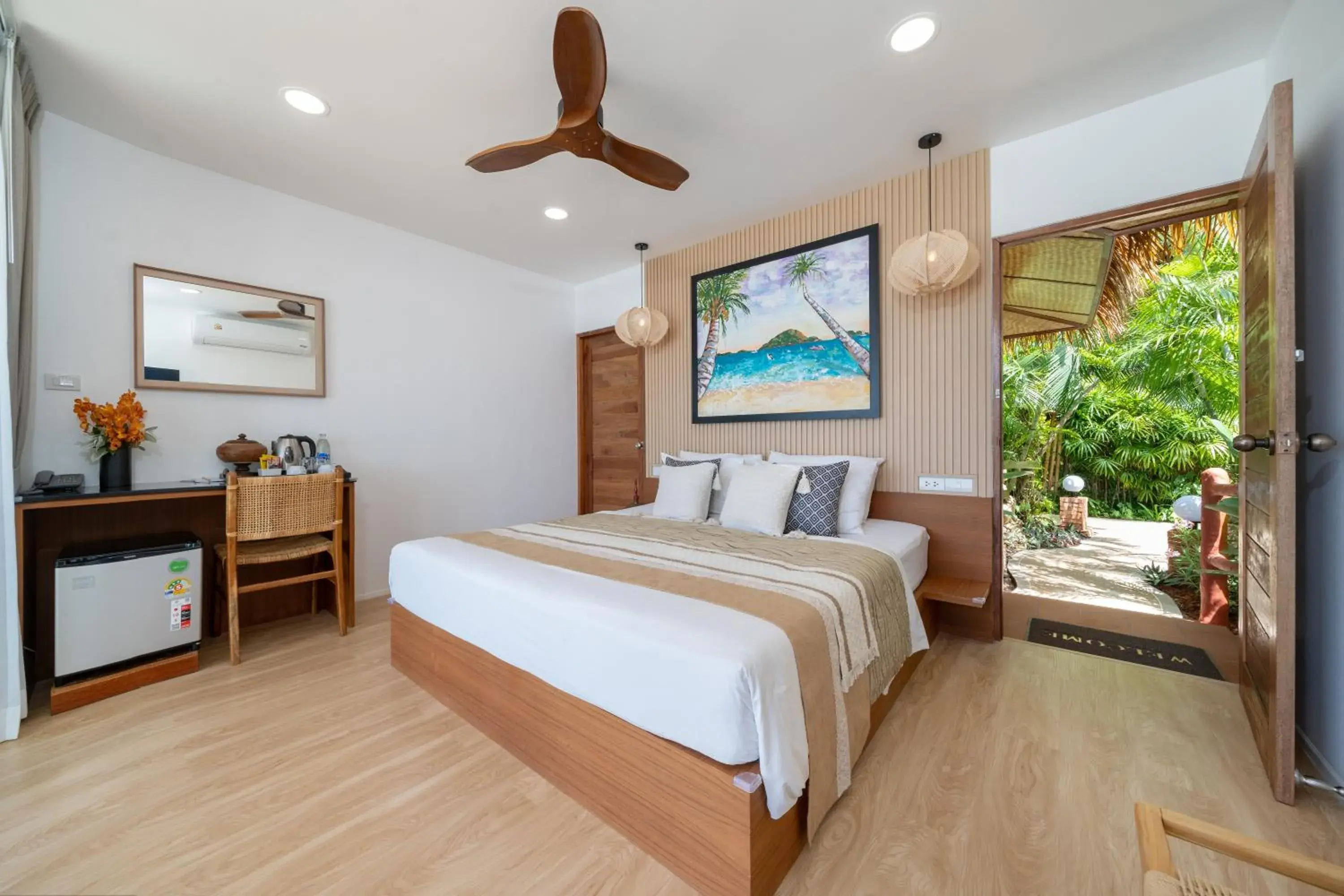 Bedroom, Bed in Friendship Beach Resort & Atmanjai Wellness Centre Bedroom, Bed in Friendship Beach Resort & Atmanjai Wellness Centre