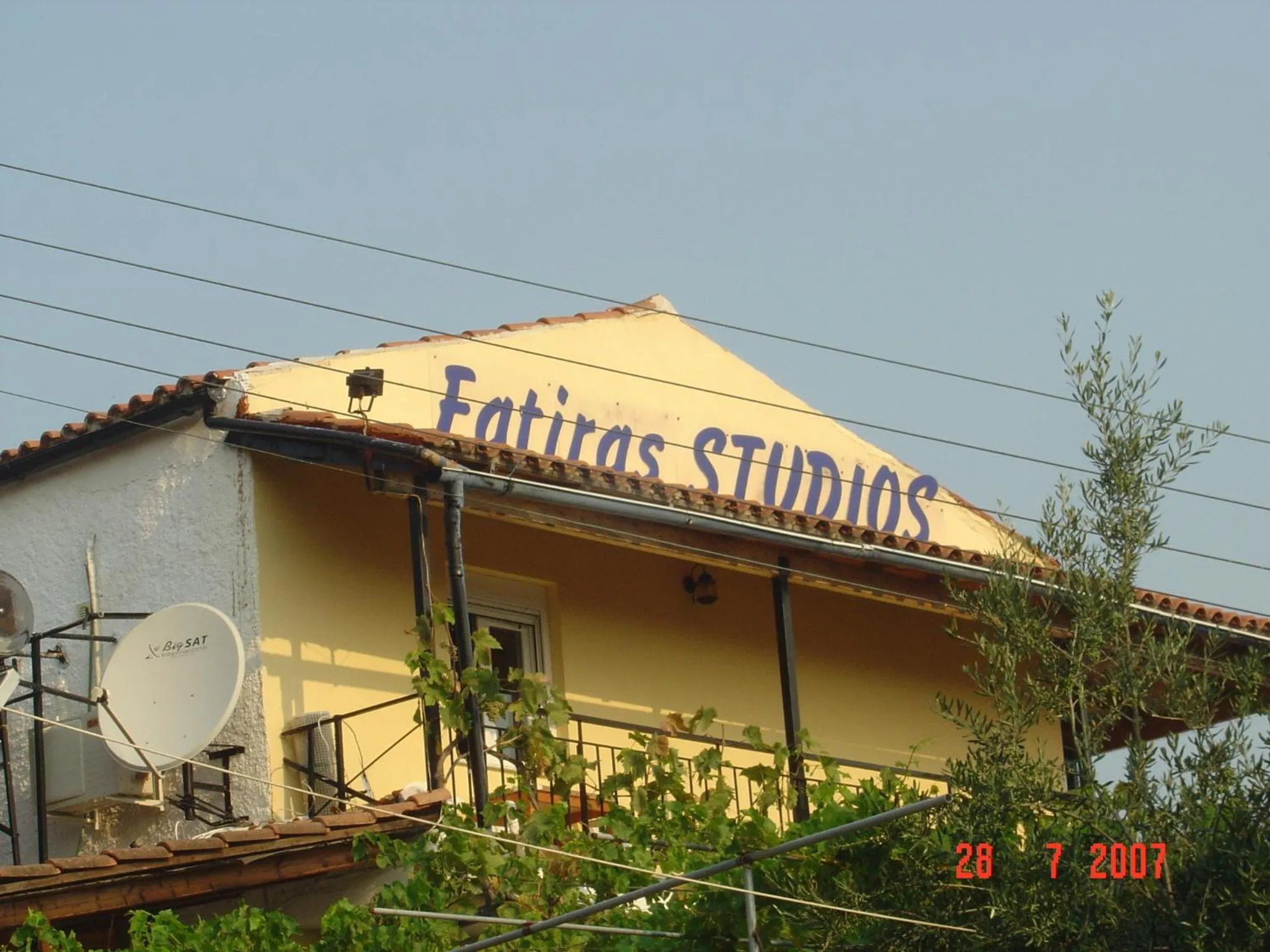 Bird's eye view in Fatiras Studios