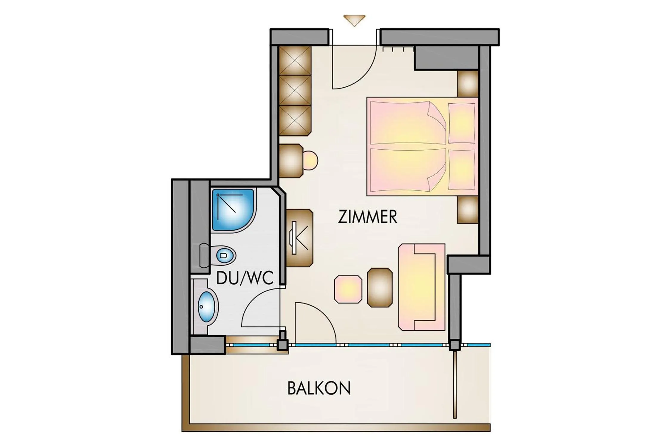 Photo of the whole room in Hotel Niederreiter