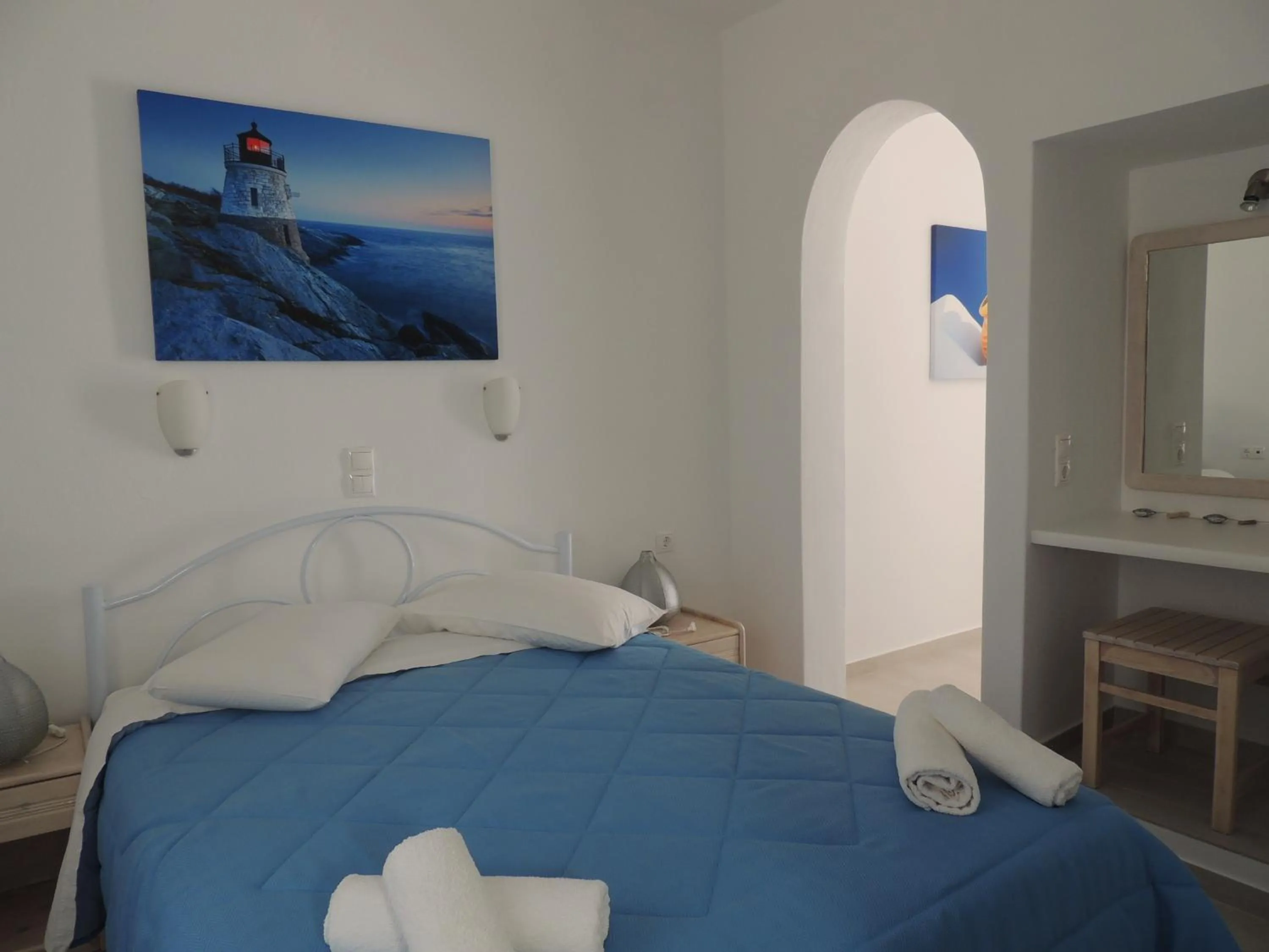 Bedroom, Bed in Anemos Hotel & Apartments