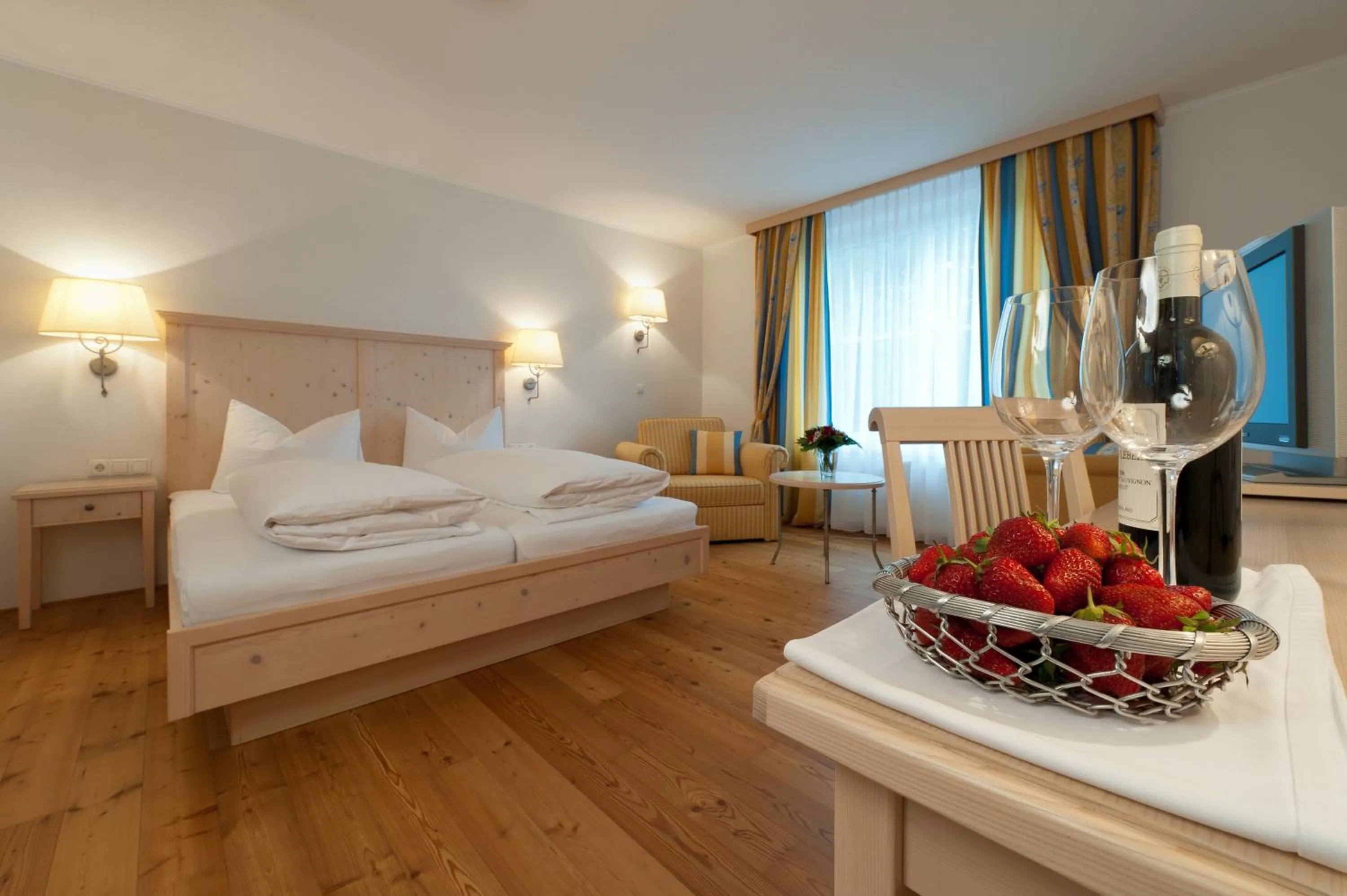 Photo of the whole room, Bed in Hotel Krone Langenegg