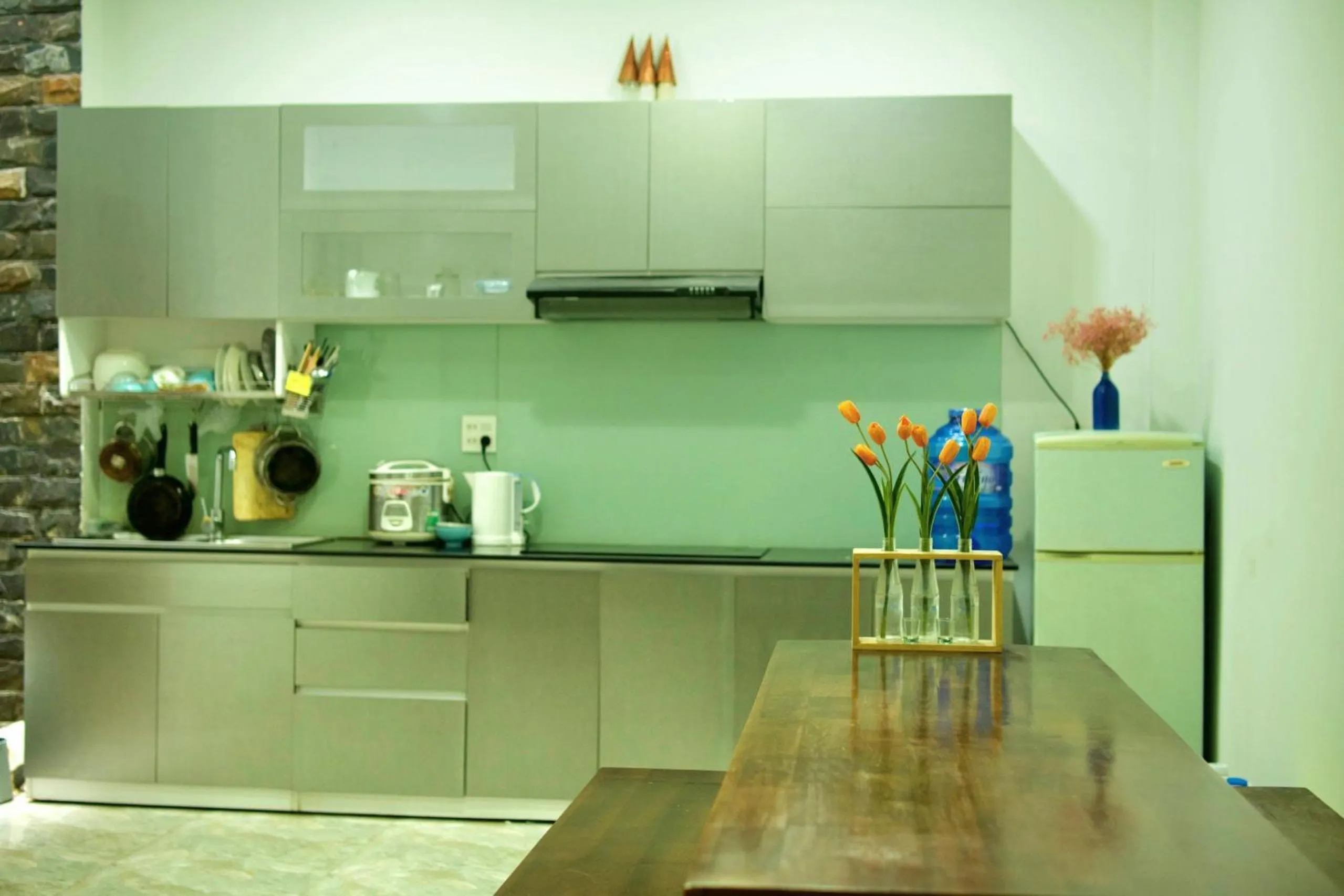 Kitchen or kitchenette in HANID Hotel