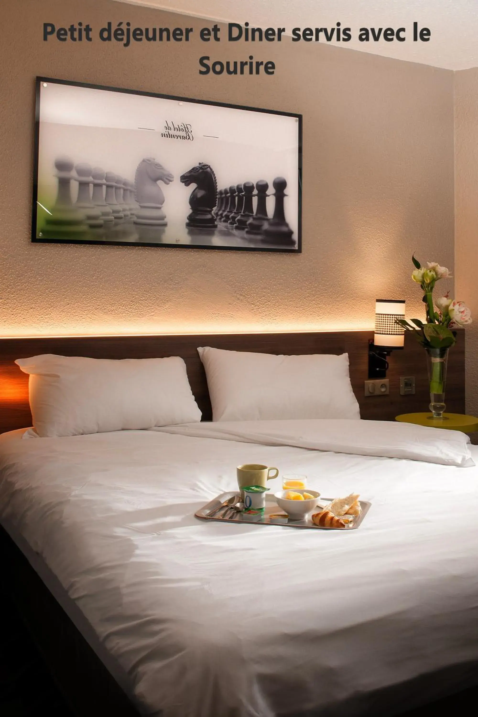 Bed in ibis Styles Rouen Nord-Barentin Bed in ibis Styles Rouen Nord-Barentin