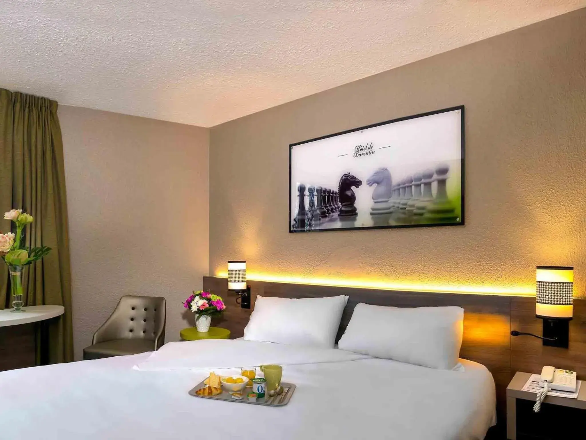 Bedroom, Bed in ibis Styles Rouen Nord-Barentin Bedroom, Bed in ibis Styles Rouen Nord-Barentin