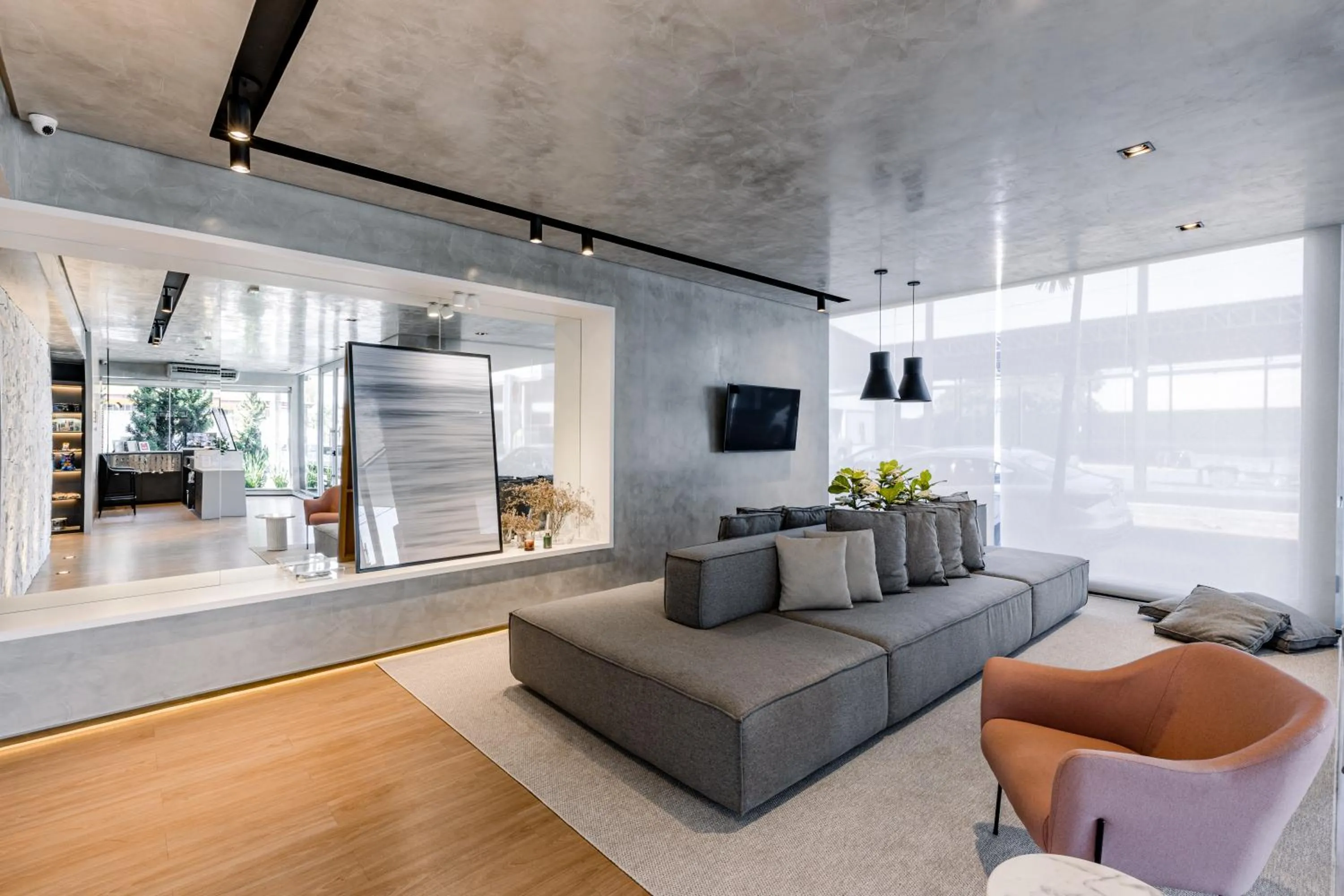 Seating area in Hotel Parati Minas