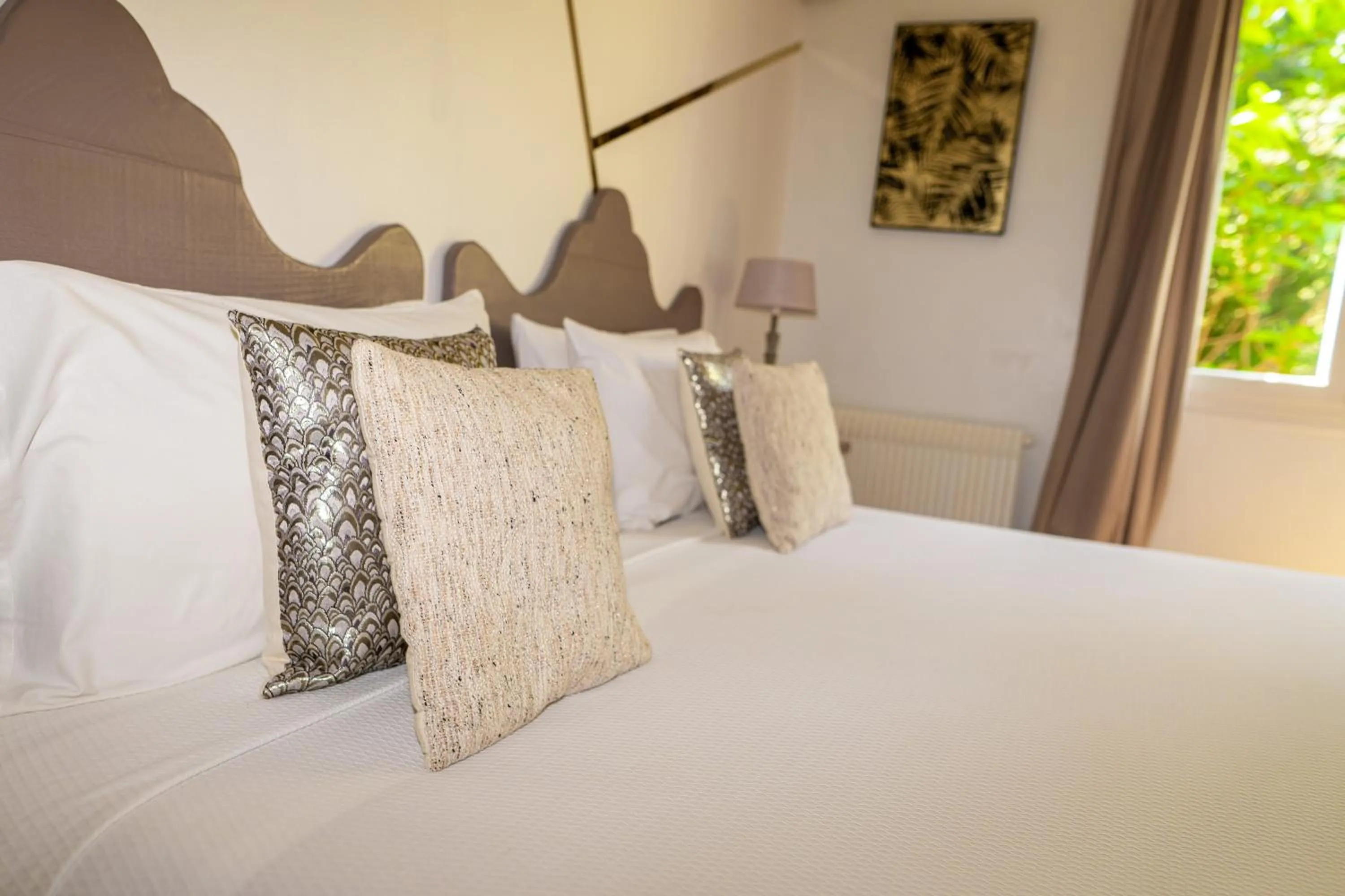 Bedroom, Bed in Hotel Les Oliviers