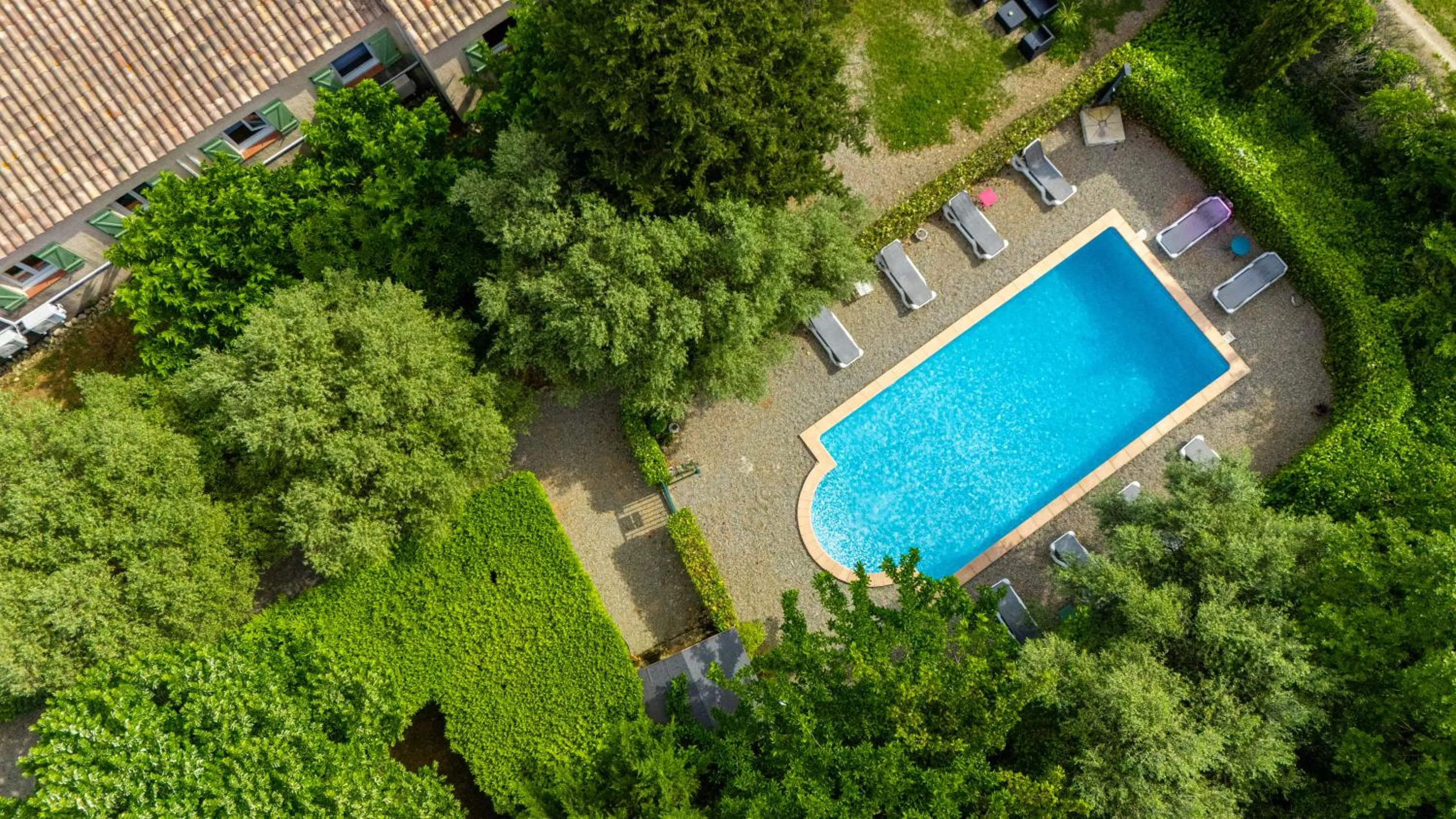 Bird's eye view in Hotel Les Oliviers